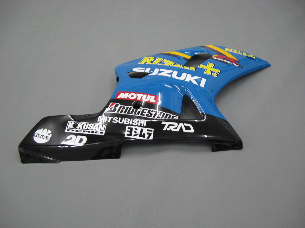 2001-2003 Suzuki GSXR 600 Blauw Zwart Rizla GSXR Racing Stroomlijnkappen Algemeen