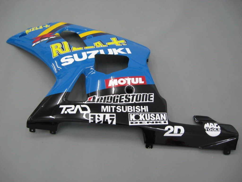 2001-2003 Suzuki GSXR 600 Blauw Zwart Rizla GSXR Racing Stroomlijnkappen Algemeen