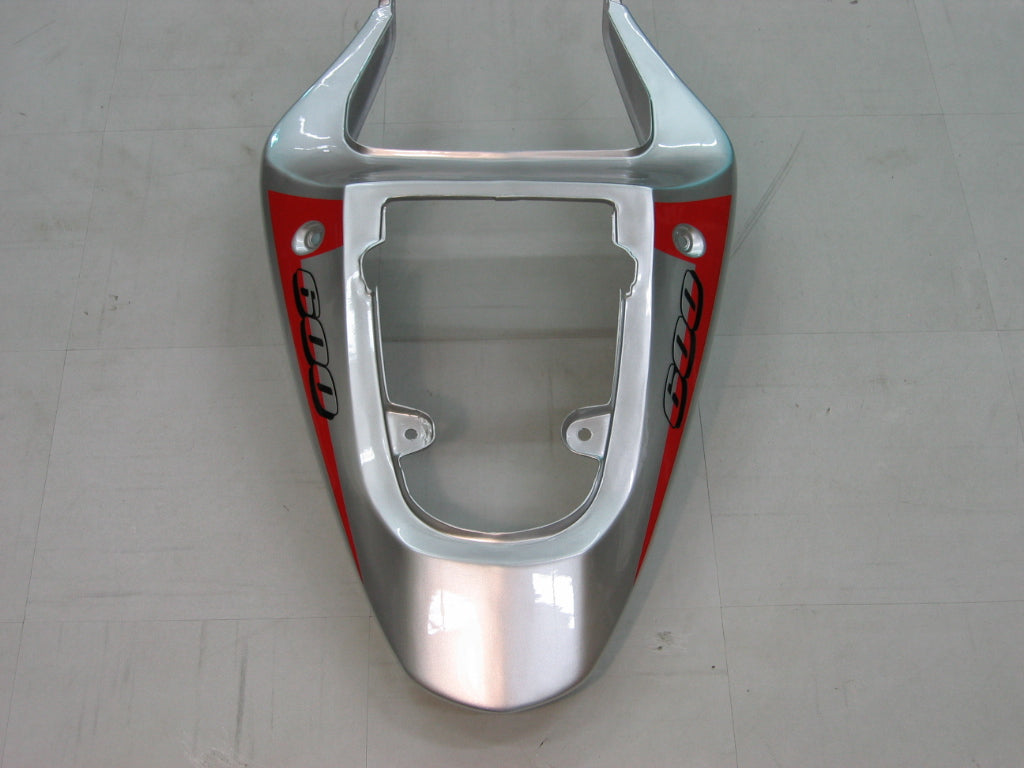 2001-2003 GSXR600 Bodywork Fairing Black ABS Injection Molded Plastics Set Generic