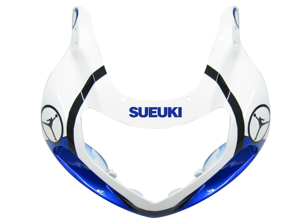 2001-2003 Suzuki GSXR 600 White Blue Jordan GSXR Racing Fairings Generic