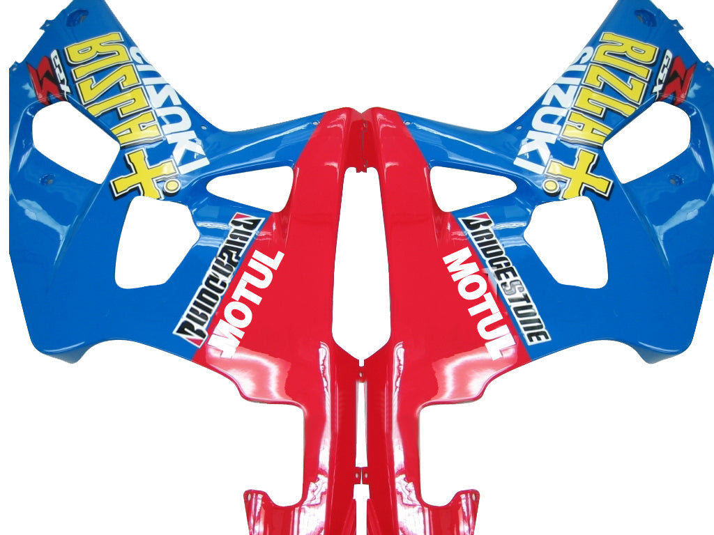 2001-2003 Suzuki GSXR 600 Blue Red Rizla Gsxr Racing Fairings générique