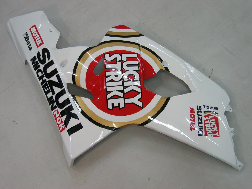 2004-2005 Suzuki GSXR 600 750 Amotopart Kuipen Wit & Red Lucky Strike Racing