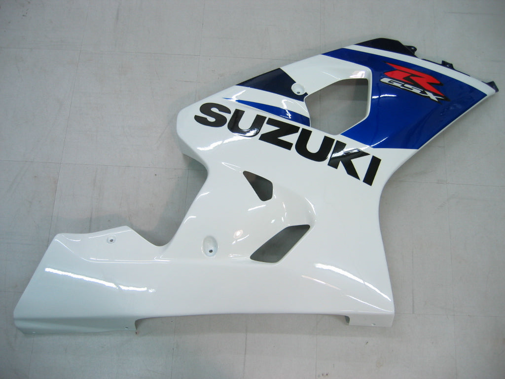 Pour GSXR 600/750 2004-2005 Bodywork Fairring Blue ABS injection plastics moulées plastiques à chaud
