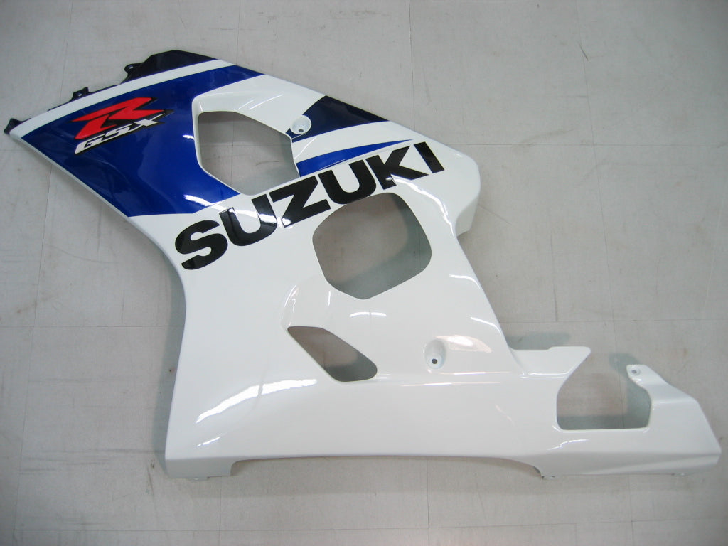 Pour GSXR 600/750 2004-2005 Bodywork Fairring Blue ABS injection plastics moulées plastiques à chaud
