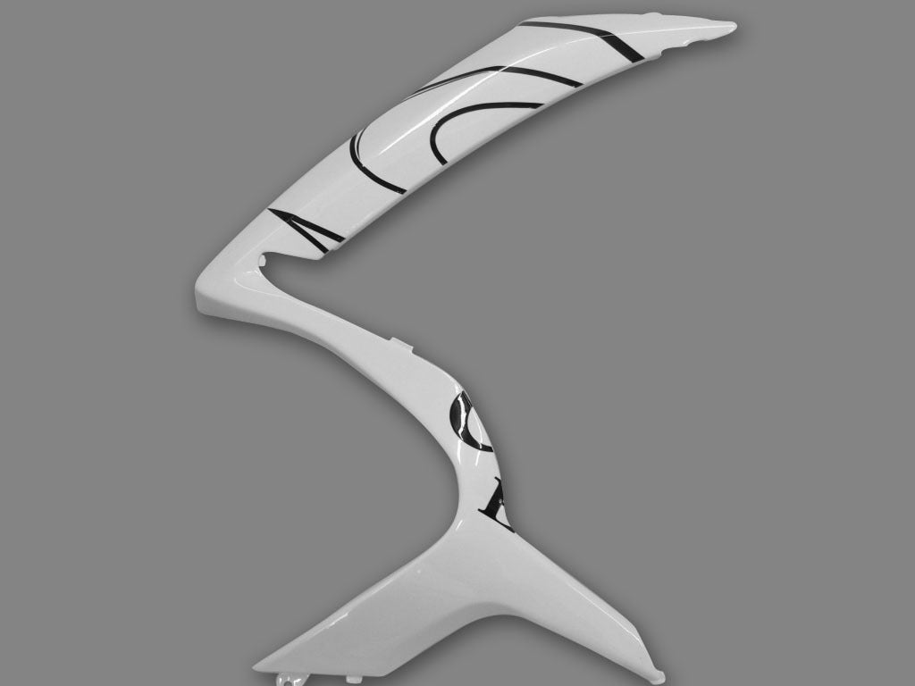 2006-2007 GSXR 600/750 White Bodywork Fairring ABS injection plastics moulées génériques