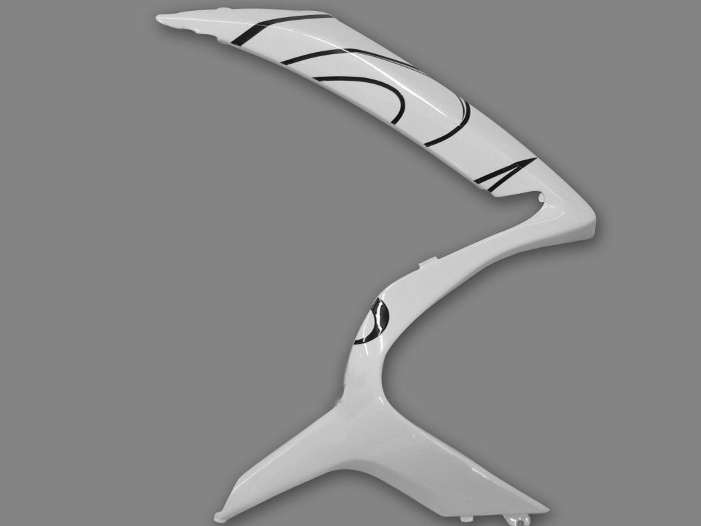 2006-2007 GSXR 600/750 White Bodywork Fairing ABS Injection Molded Plastics Set Generic