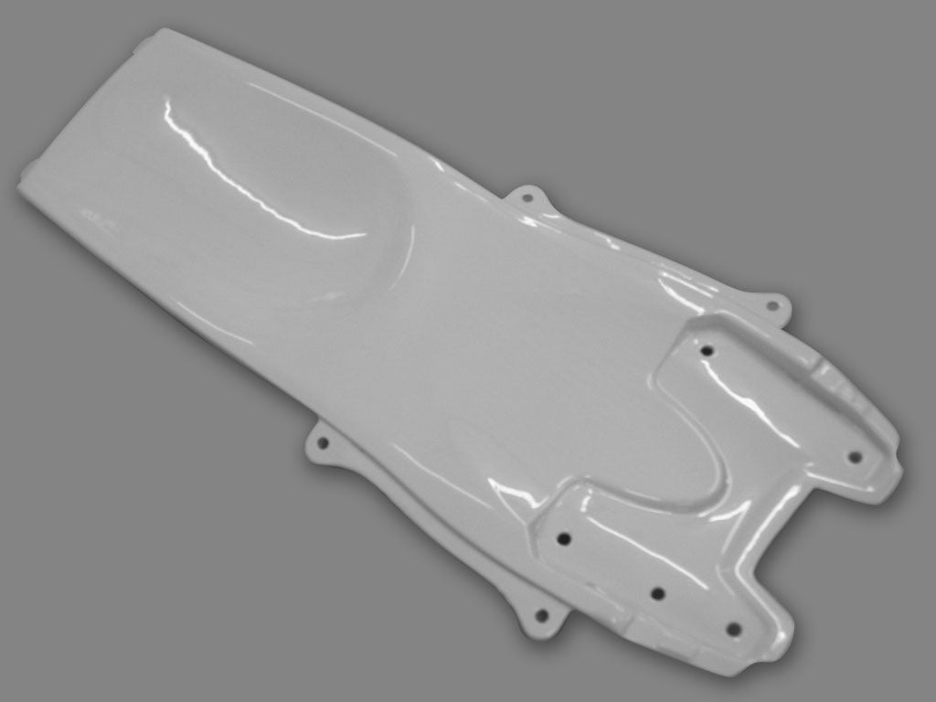 2006-2007 GSXR 600/750 White Bodywork Fairing ABS Injection Molded Plastics Set Generic