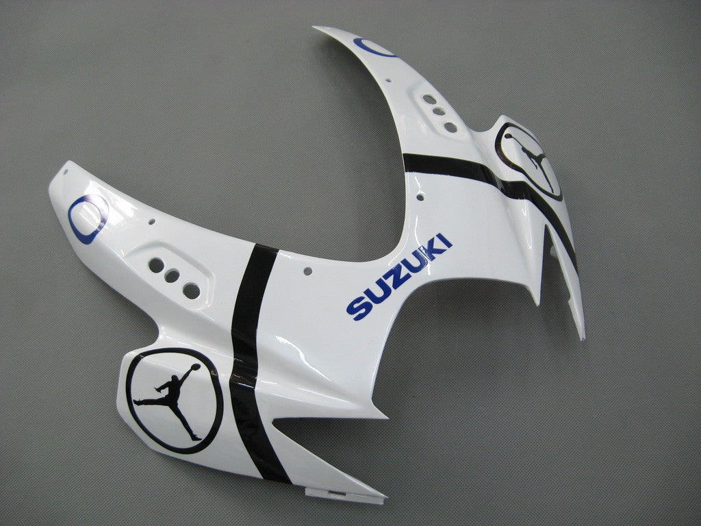 Suzuki GSXR600750 Blanc 2006-2007&Kit de carénage bleu