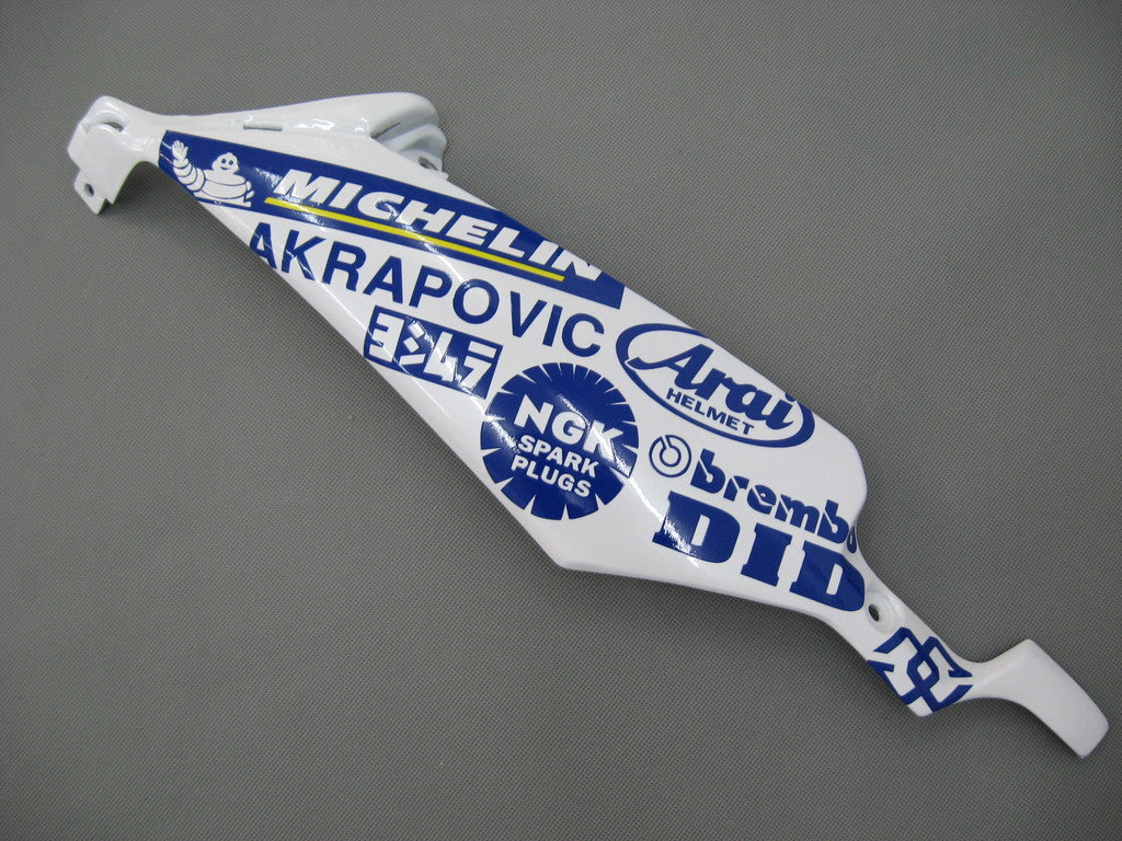 Suzuki GSXR600750 Blanc 2006-2007&Kit de carénage bleu