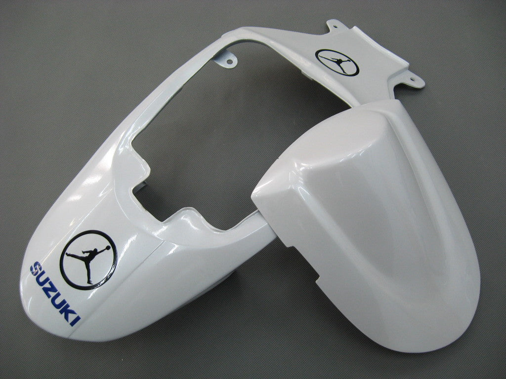 Suzuki GSXR600750 Blanc 2006-2007&Kit de carénage bleu