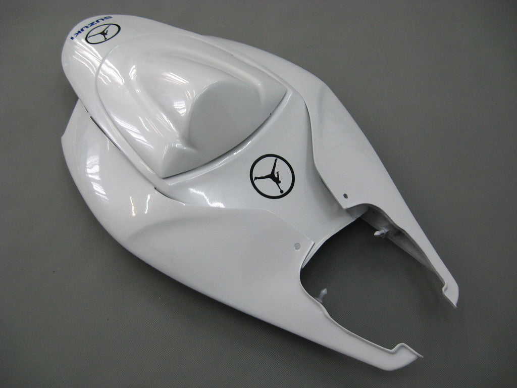 Suzuki GSXR600750 Blanc 2006-2007&Kit de carénage bleu