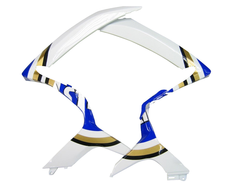 2006-2007 Suzuki GSXR 600 750 Vitblå Lucky Strike Racing Fairings Generic