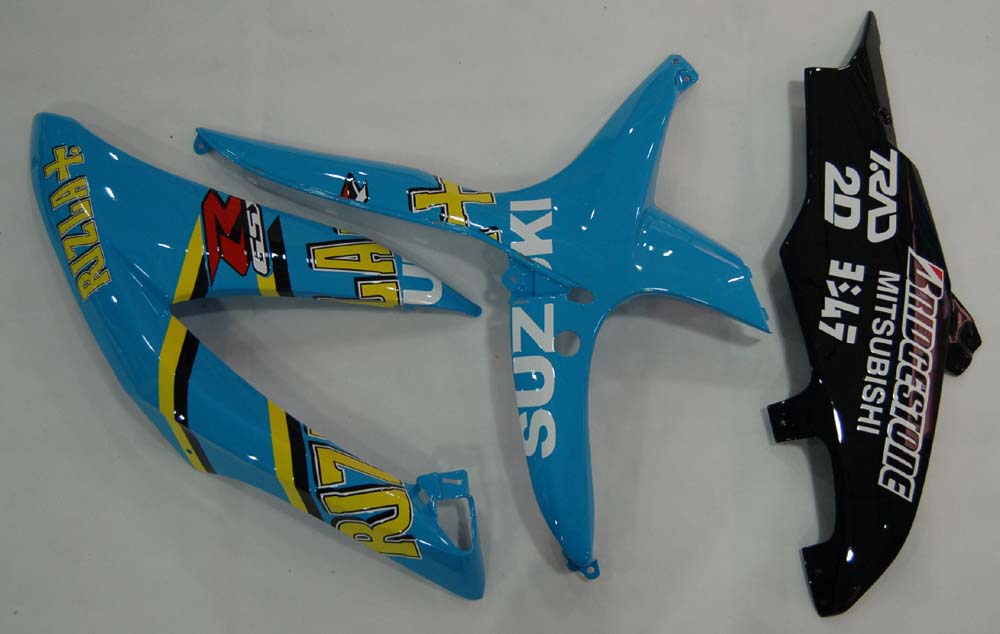 2008-2010 SUZUKI GSXR 600 750 BLUE RIZLA RACING FAINGS GÉNÉRIC