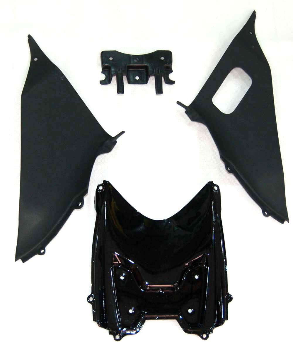 2008-2010 Suzuki GSXR 600 750 Svart & Green Flame GSXR Racing-kåper generisk