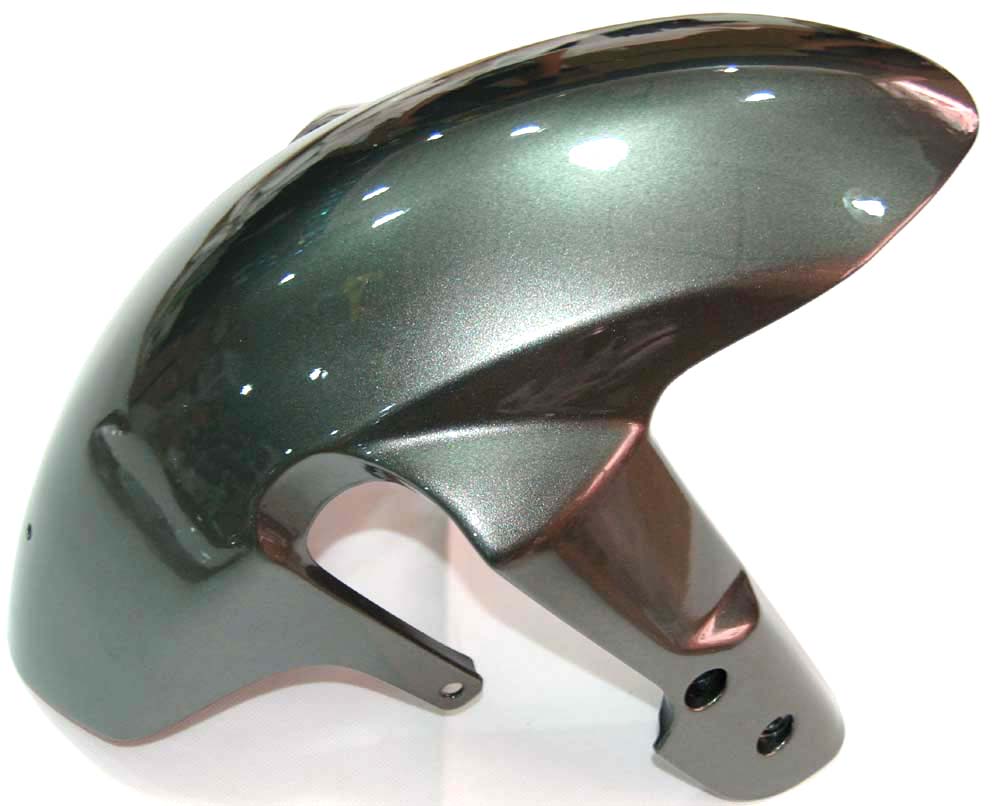 Suzuki GSXR 600 750 Blanc 2008-2010 & Carénages de course GSXR argentés génériques