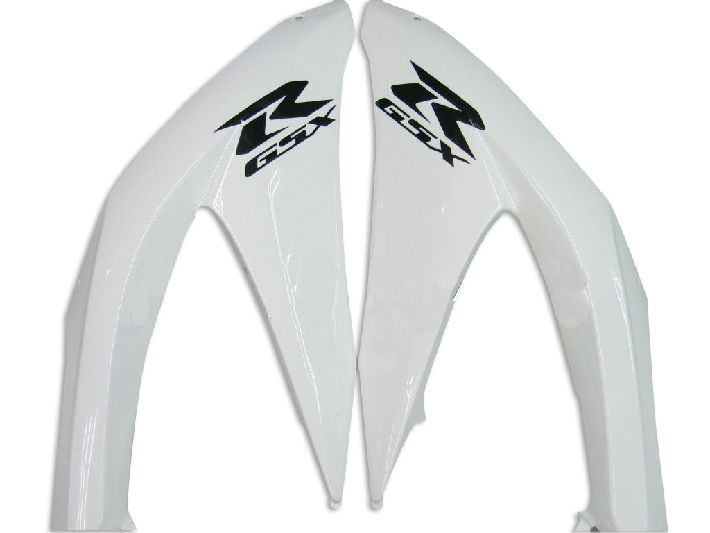 2008-2010 SUZUKI GSXR 600 750 Blanc Black Gsxr Racing Fairings générique