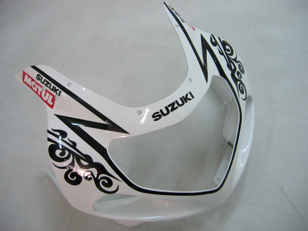 2001-2003 Suzuki GSXR 750 Fairings White Black Alstare Corona Racing Generic