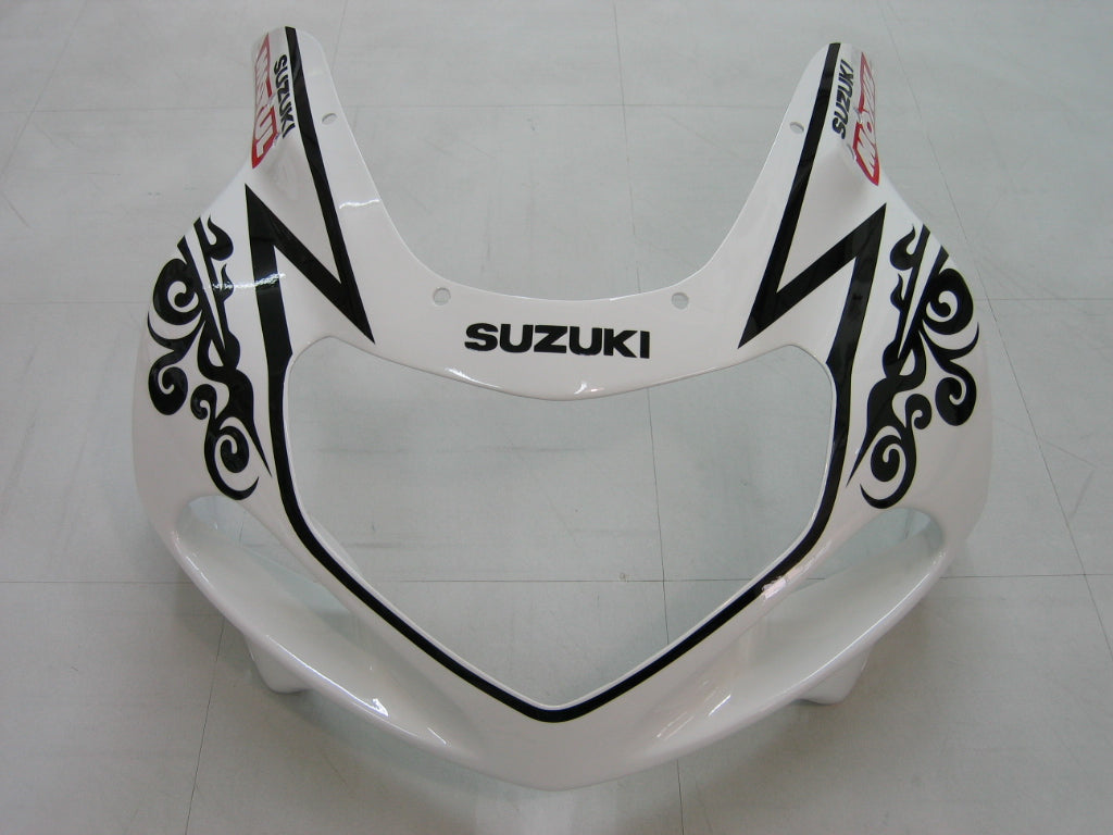 2001-2003 Suzuki GSXR 750 Fairings White Black Alstare Corona Racing Generic