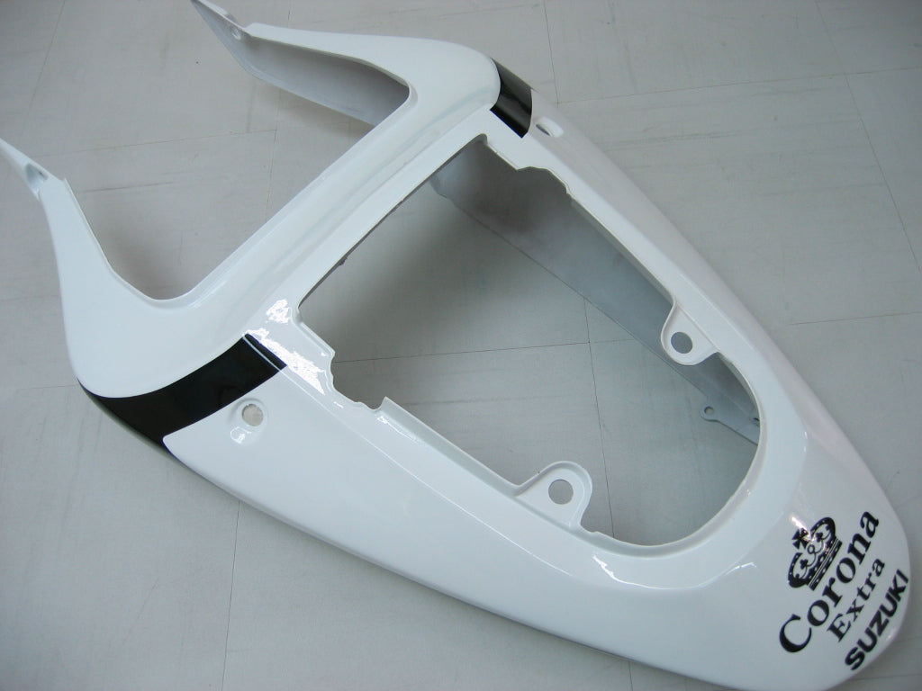 2001-2003 Suzuki GSXR 750 Fairings White Black Alstare Corona Racing Generic