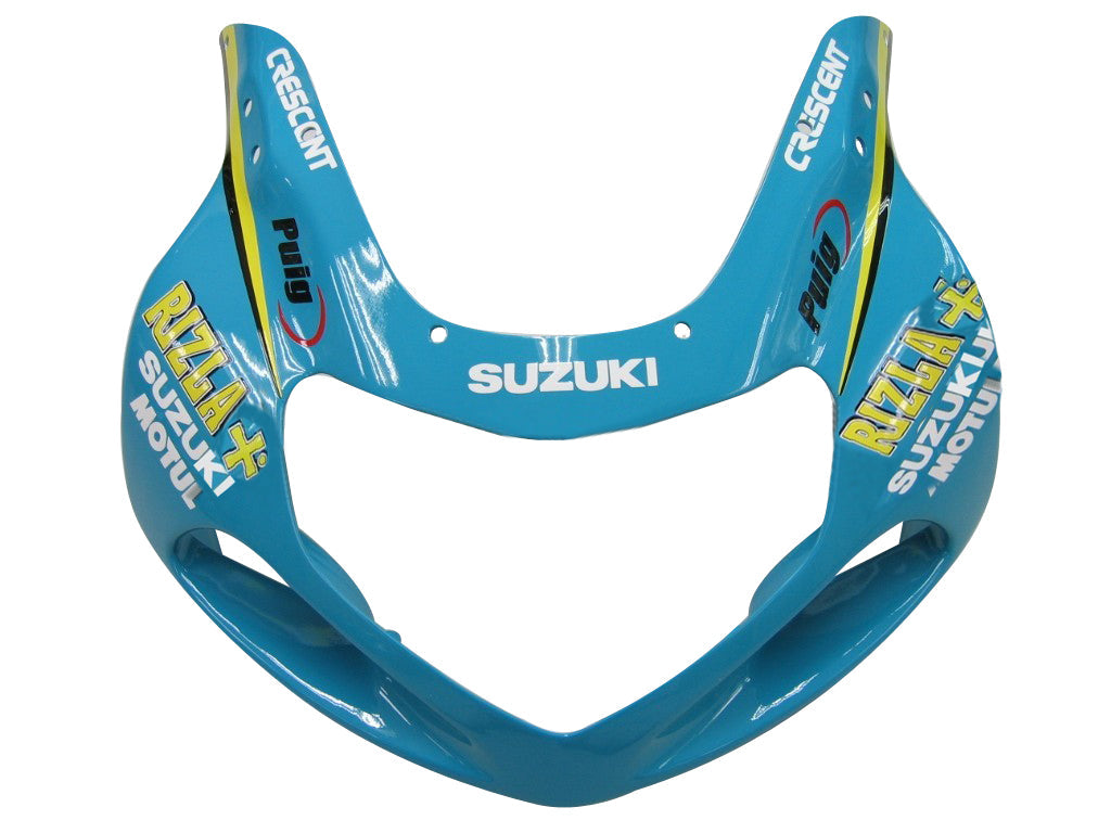 2001-2003 Suzuki GSXR 750 stroomlijnkappen Blauw Zwart Rizla Racing Generiek