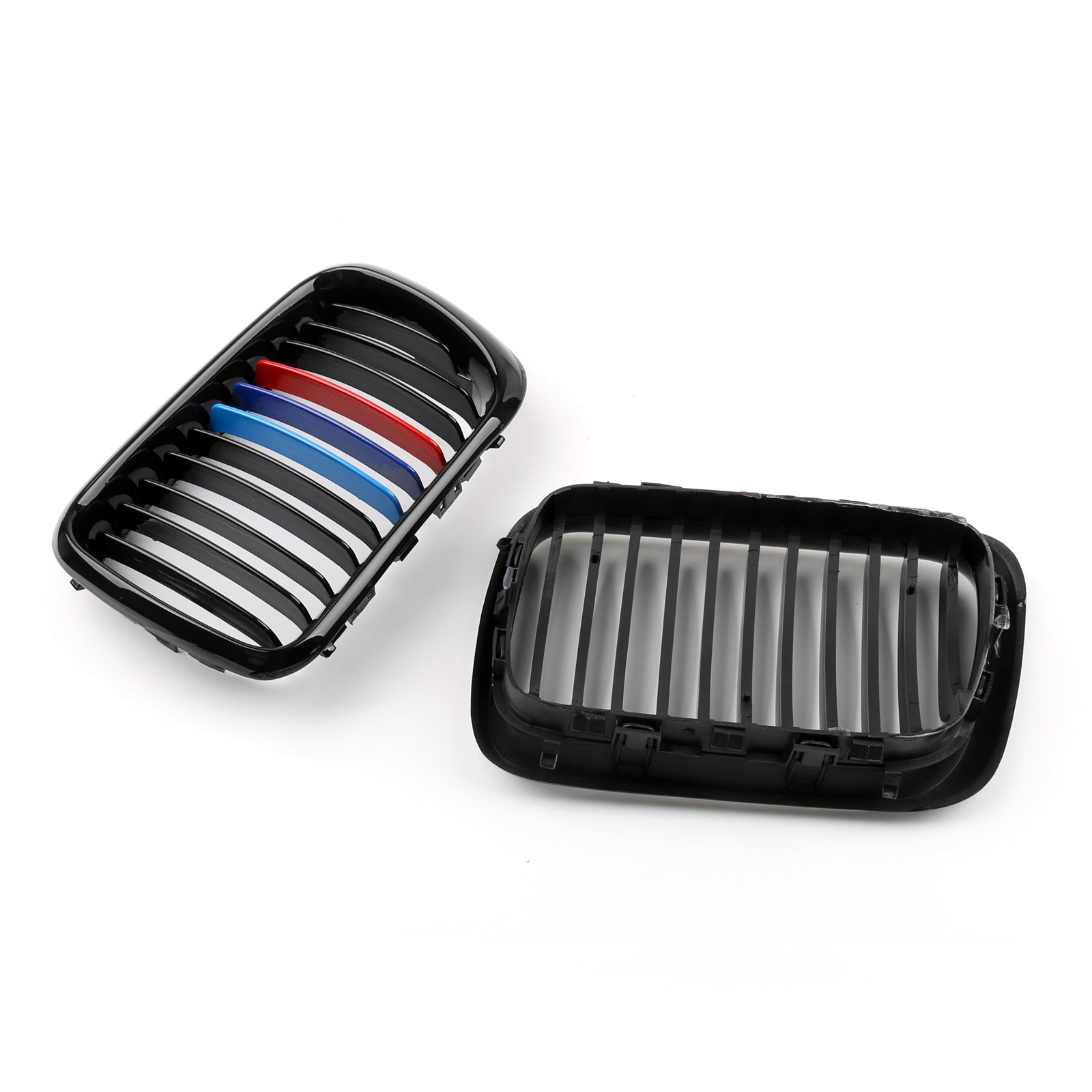 E36 1997-1999 BMW matzwarte niergrille vooraan, mesh grille