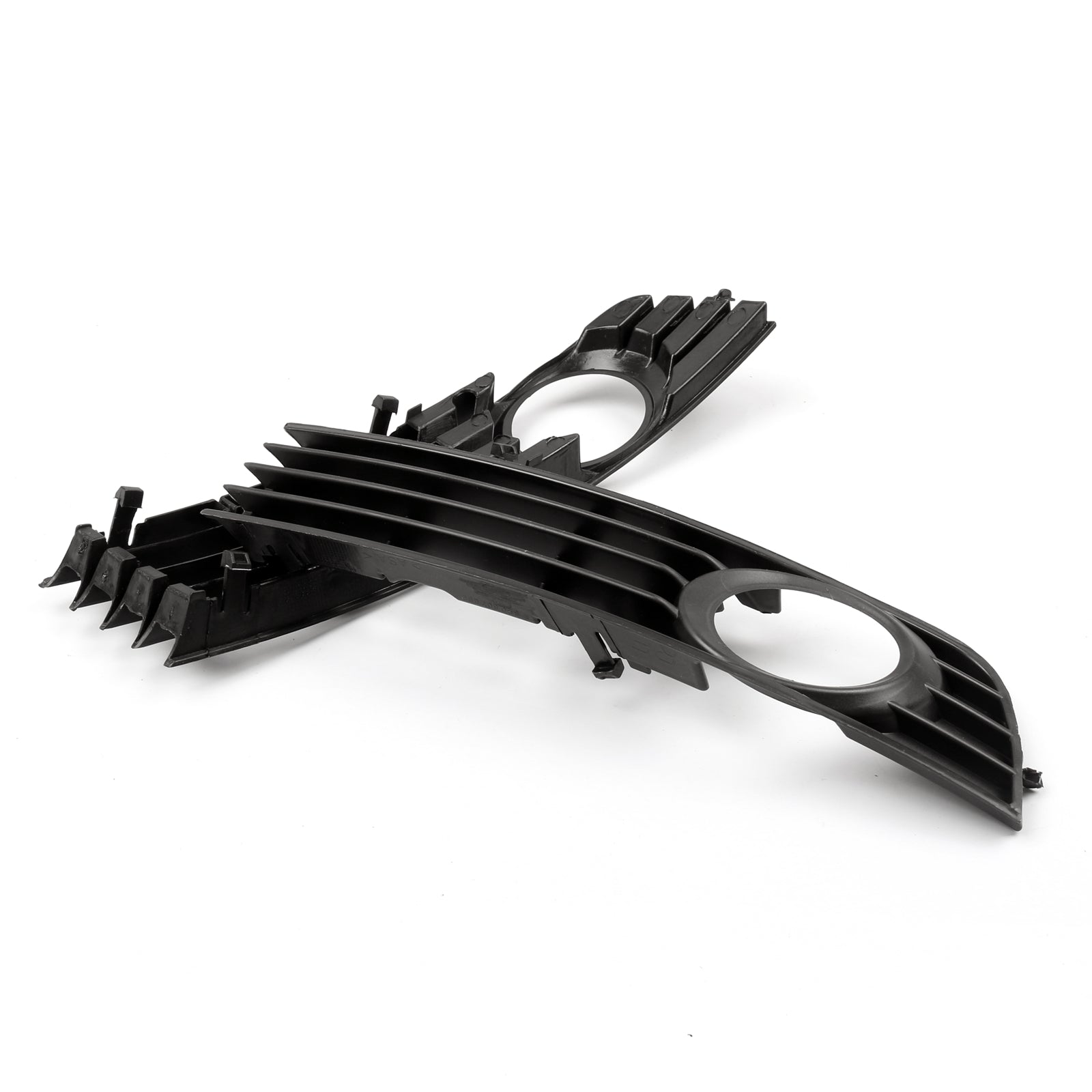 Lot de 2 calandres de phares antibrouillard pour pare-chocs bas, pour Audi A4 B6 (2002-2005) générique