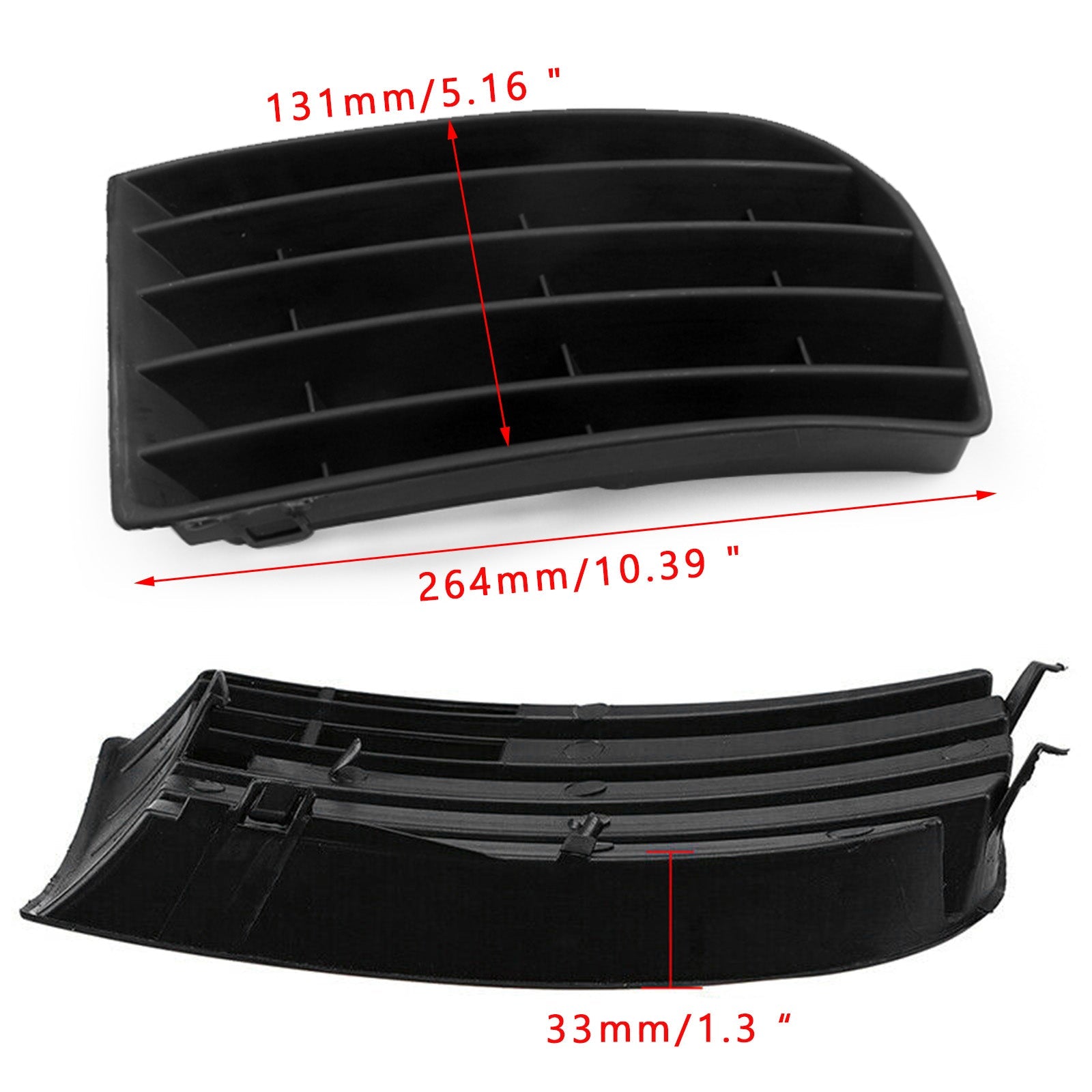 ABS voorbumper Grille Grill Guard Cover voor Volkswagen VW Golf 2005-2008 MK5 Generiek
