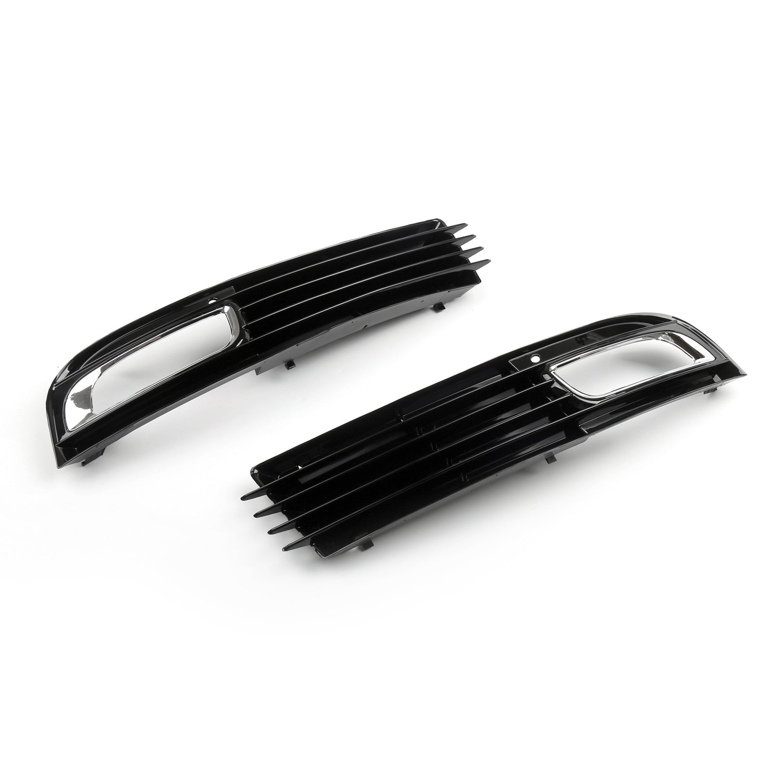 2008-2010 Audi A8 D3 ABS CAR LOWER BUMPER GRILLE FOG LIGHT GRILL MED/CHROME GENERISK