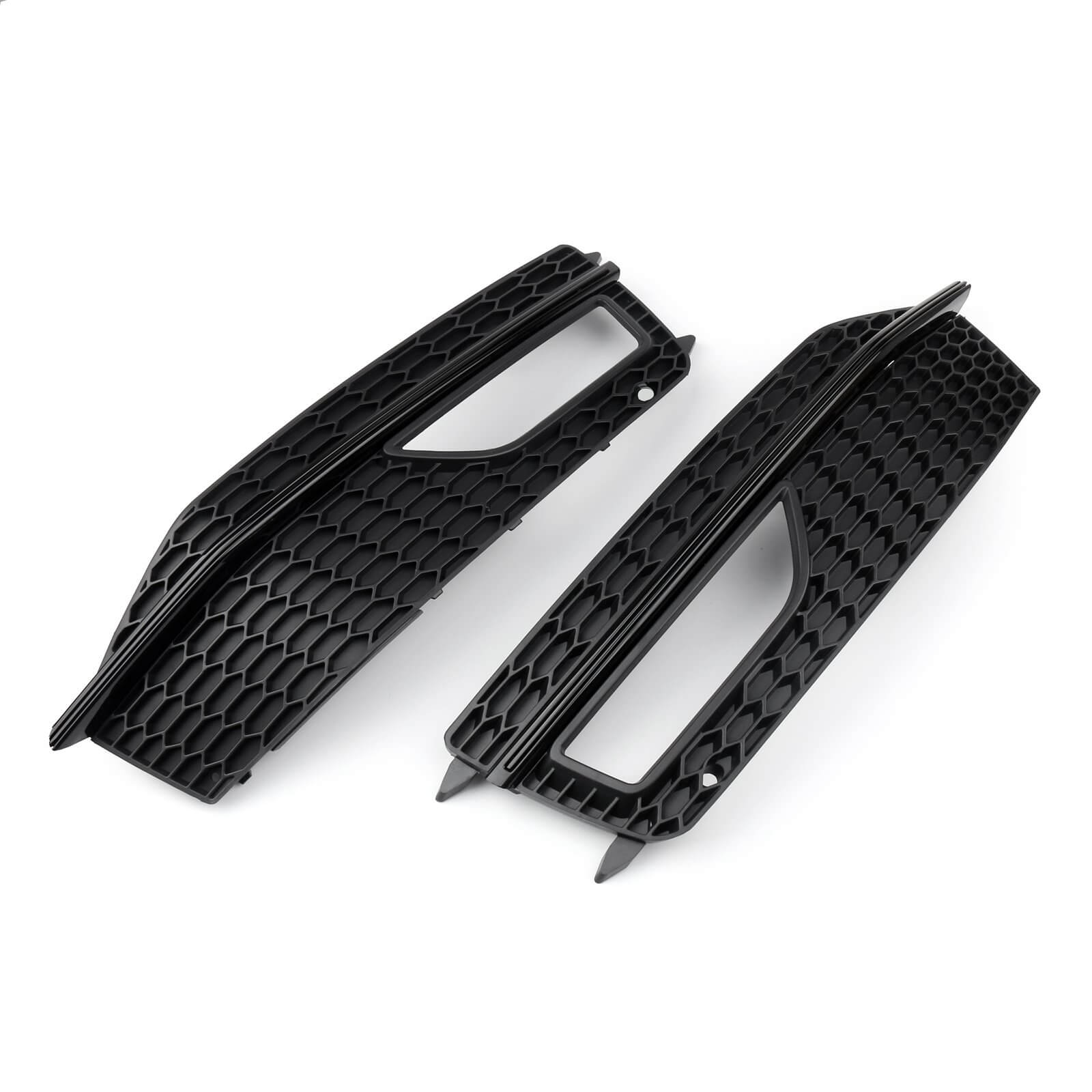 Bumper Fog Light Lamp Cover Grille Grill For Audi A4 S-line S4