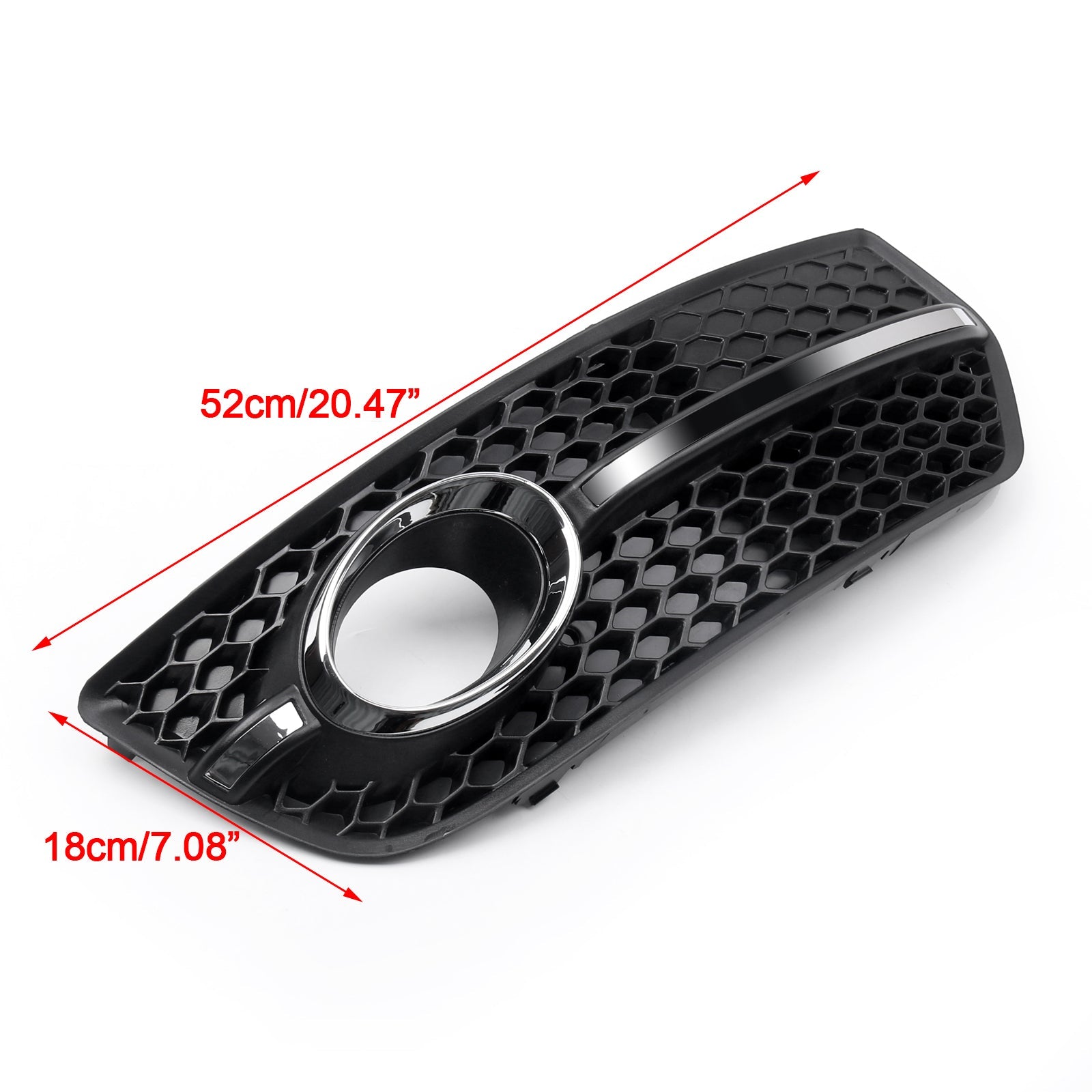 2009-2011 Audi Q5 1PC L/R Predný nárazník Gitter Fog Light Lamp Covers Trim Generic