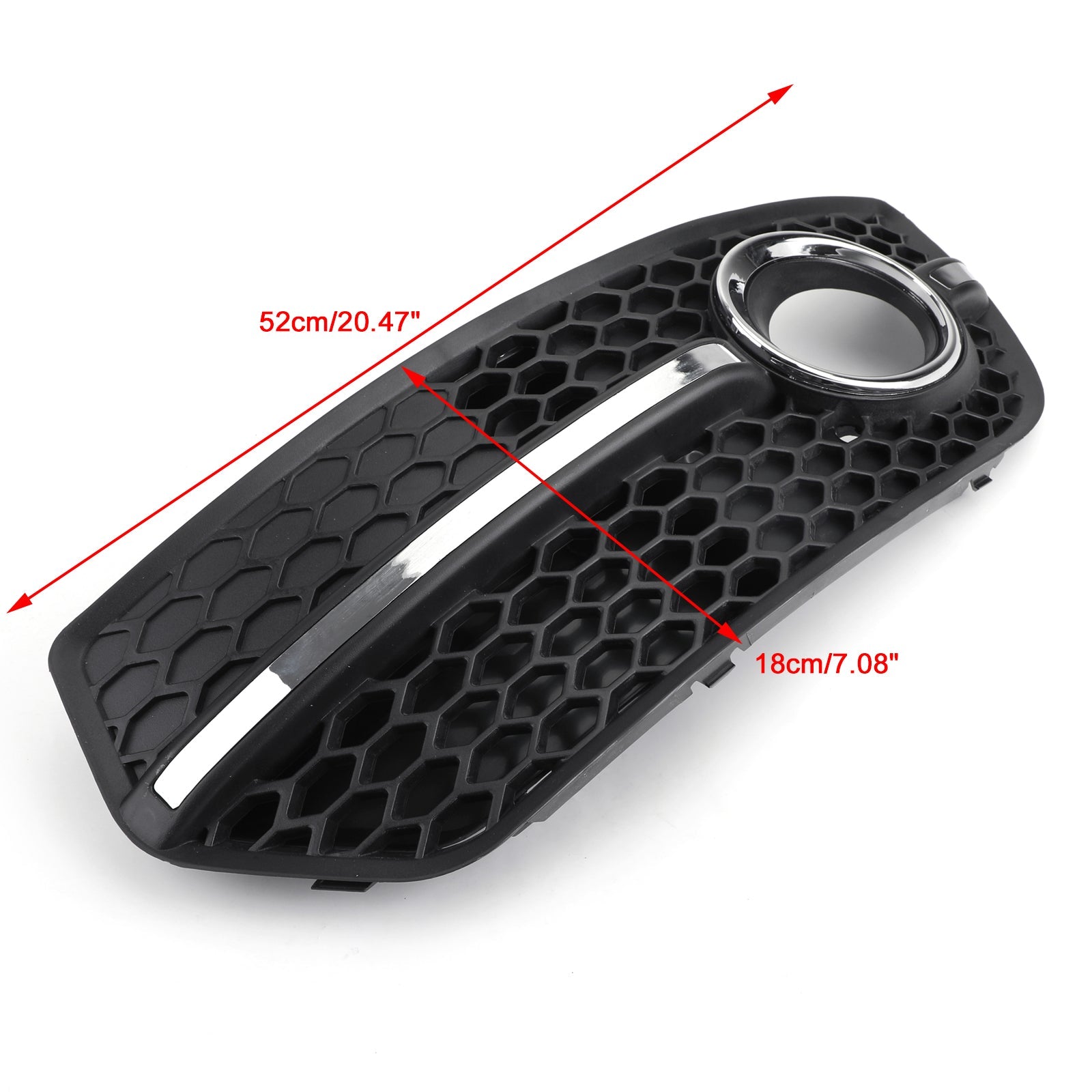 2009-2011 Audi Q5 1PC L/R Predný nárazník Gitter Fog Light Lamp Covers Trim Generic