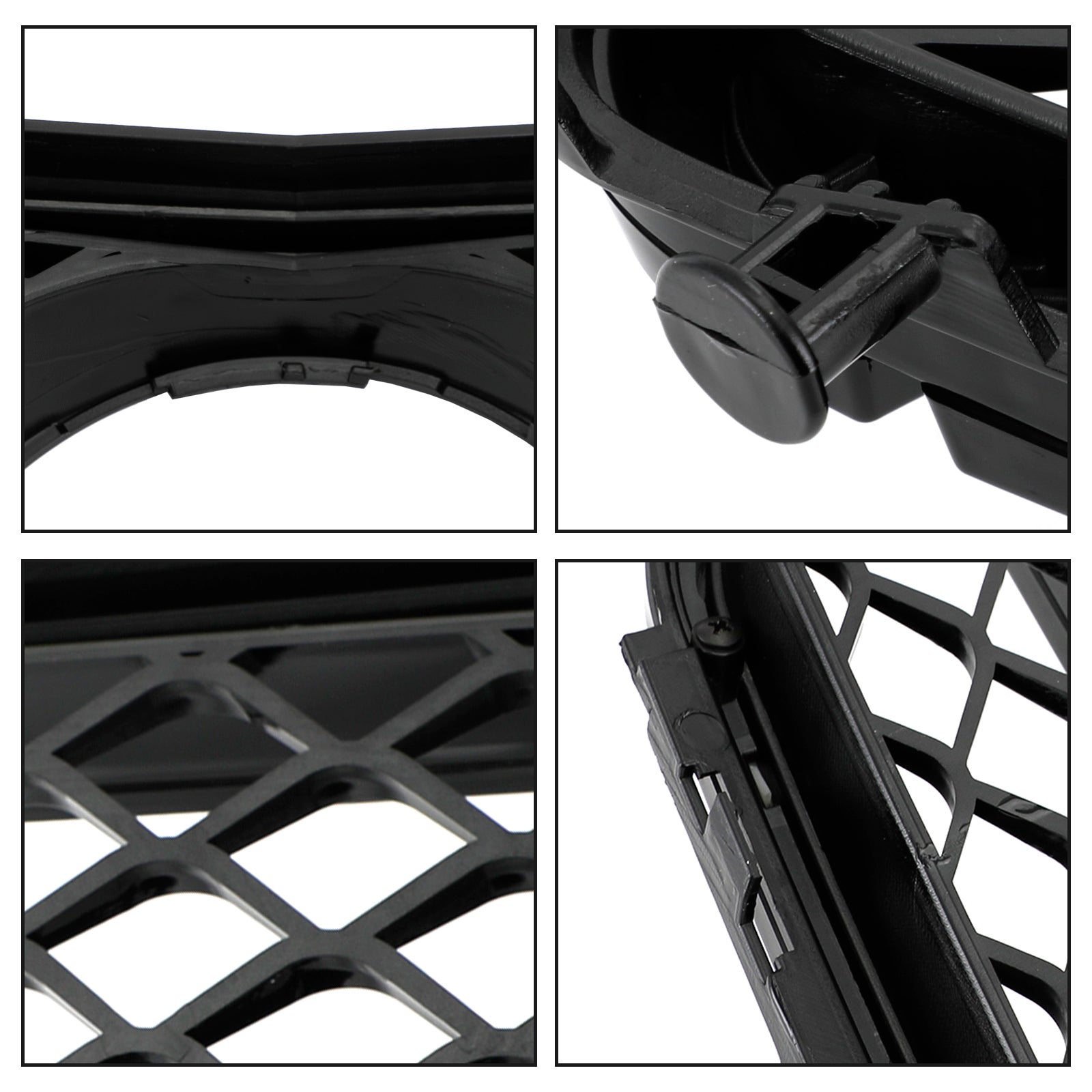 2008-2014 BENZ W204 C-Class C63 Style Gloss Black Grill Grille Generic