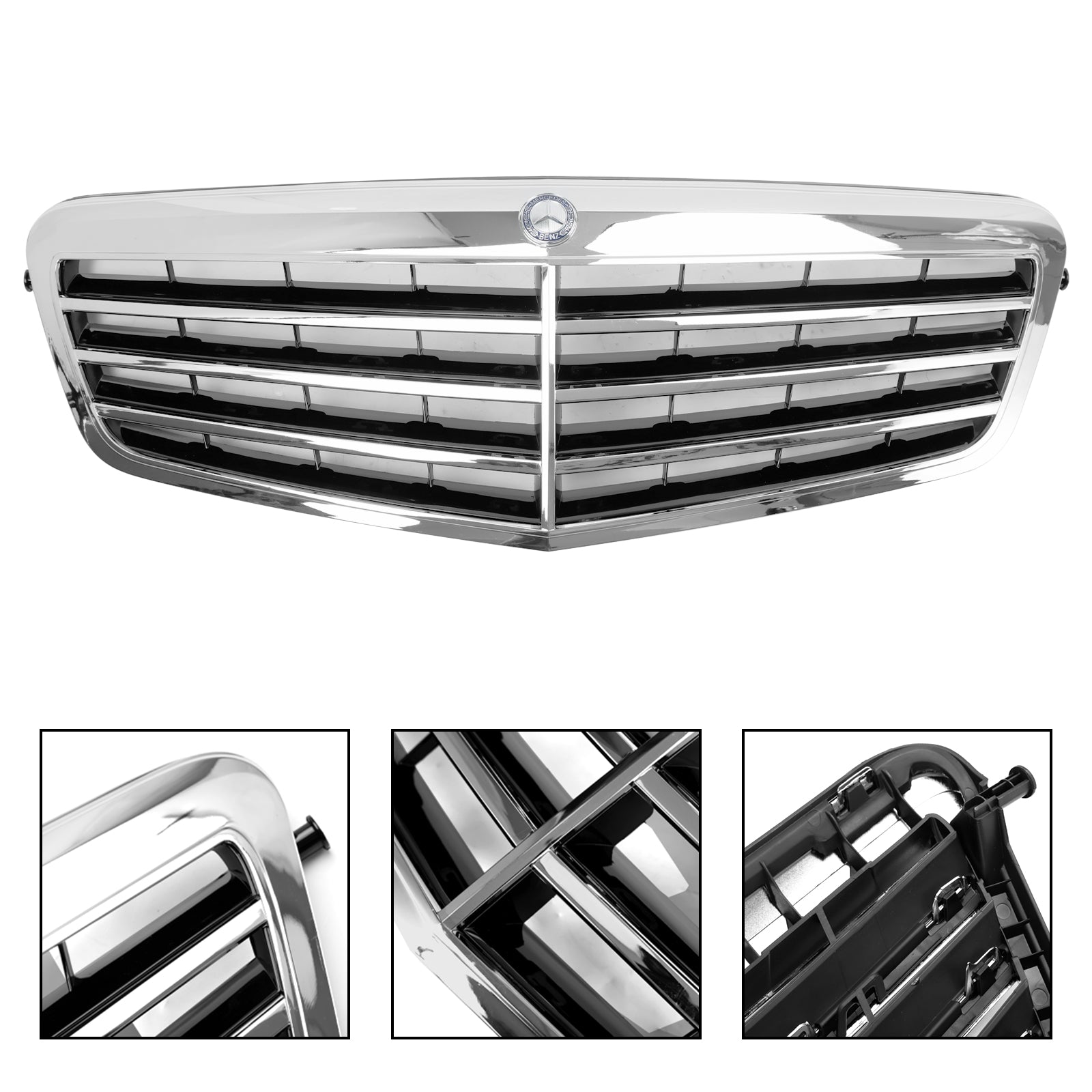 Mercedes-Benz Classe E 2010-2013 W212 Grille de calandre avant chromée E350 E550