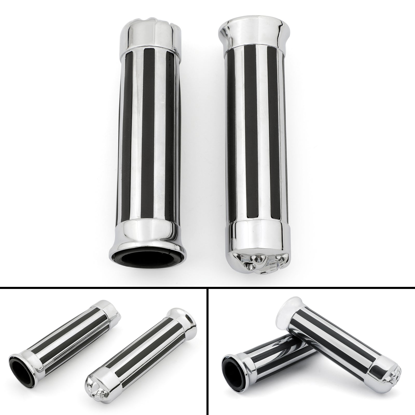 Motorcykel 1 Handgrepp för Honda Suzuki Yamaha Kawasaki Harley Chopper Cruiser Generic