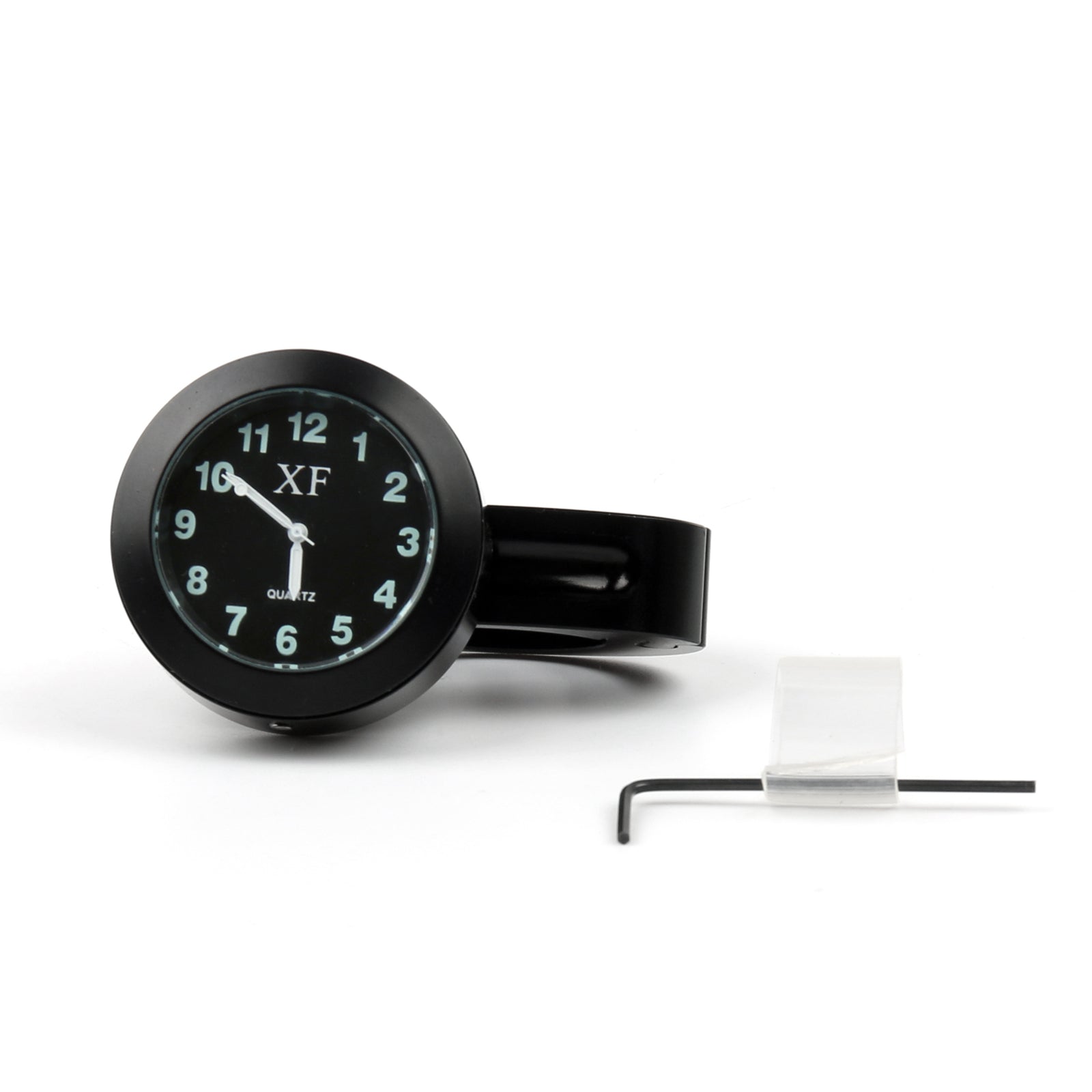 Universal 1 7/8 1 1/4 Startabar Mount Moto Cruiser Chopper Clock Watch Generic