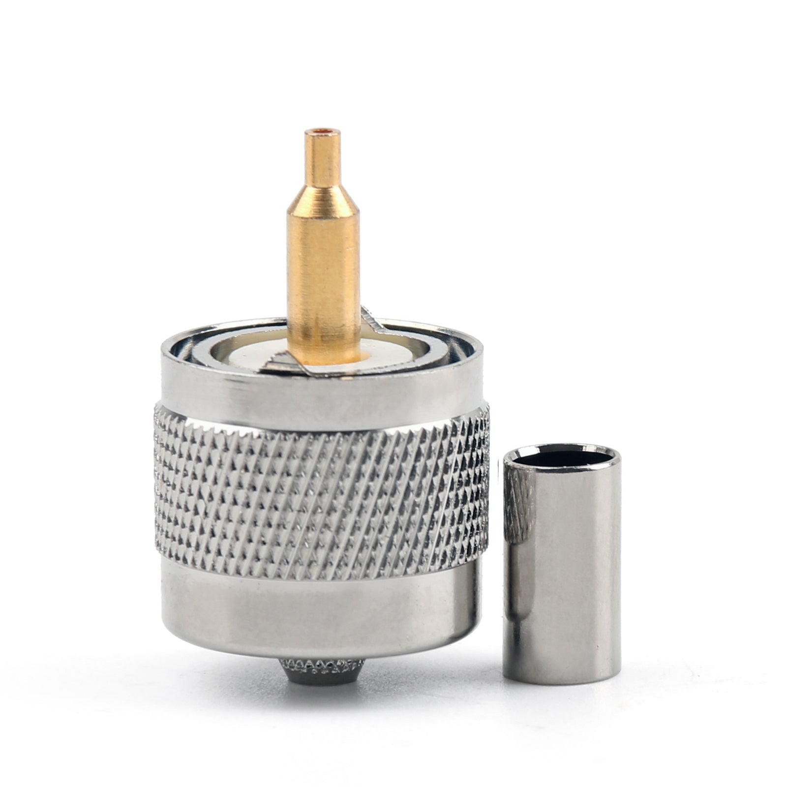 Connecteur 10X Connecteur UHF Male PL259 Plug Crimp RG58 RG142 LMR195 RG400 Câble