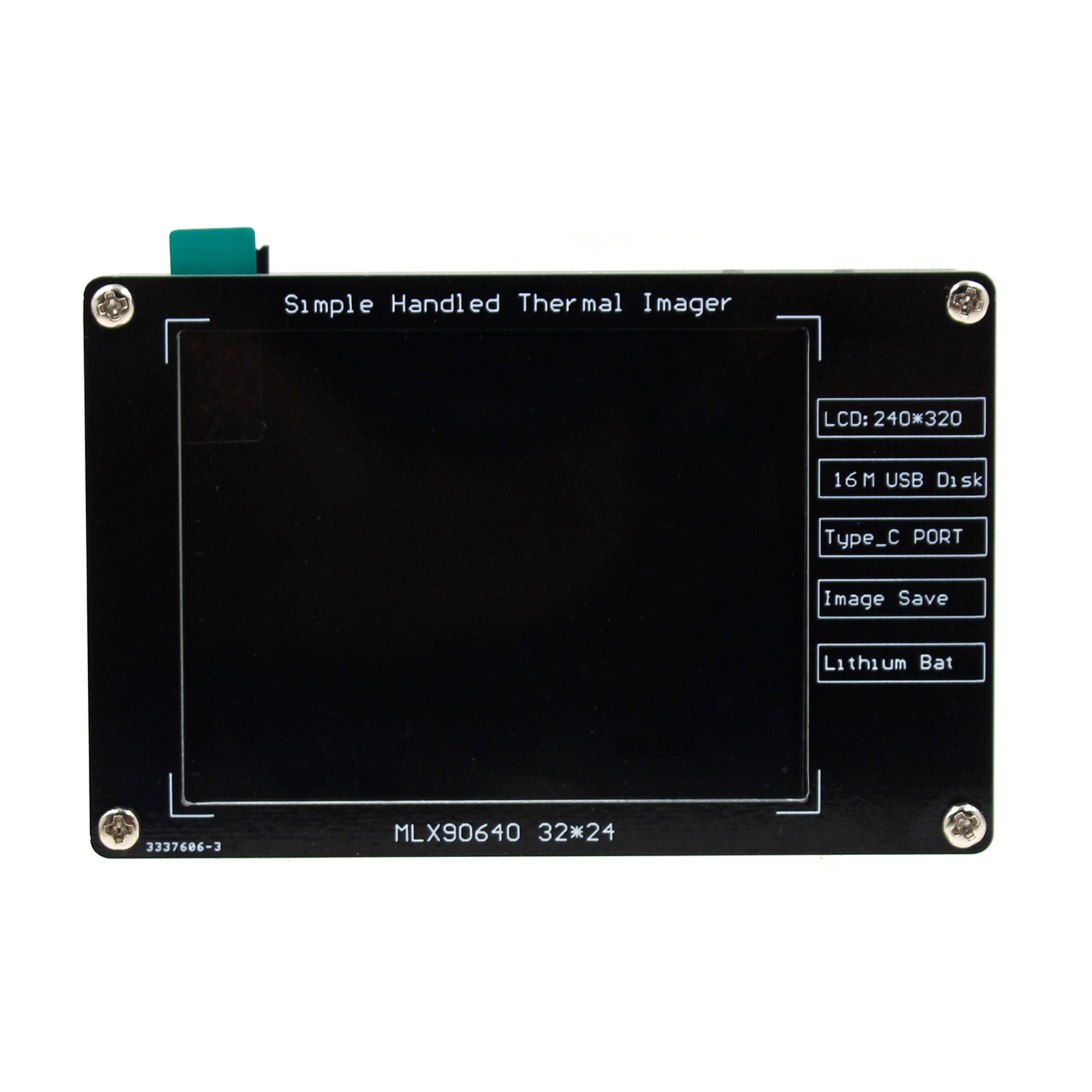 MLX90640 2.8" Cámara termográfica para reparaciones electrónicas