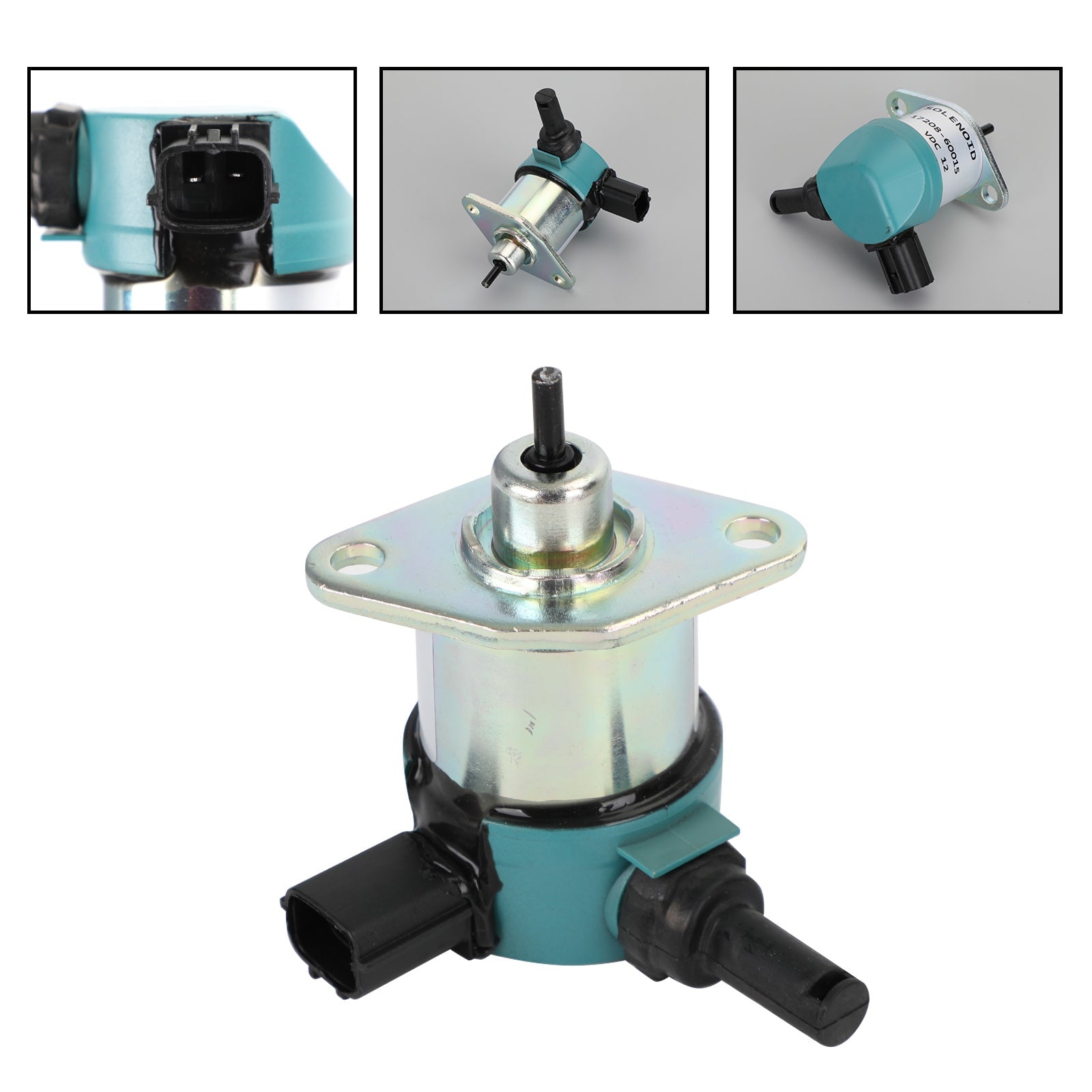 Bränsle avstängning av magnetventil för Kubota D905 D1005 D1105 17208-60010 17208-60015