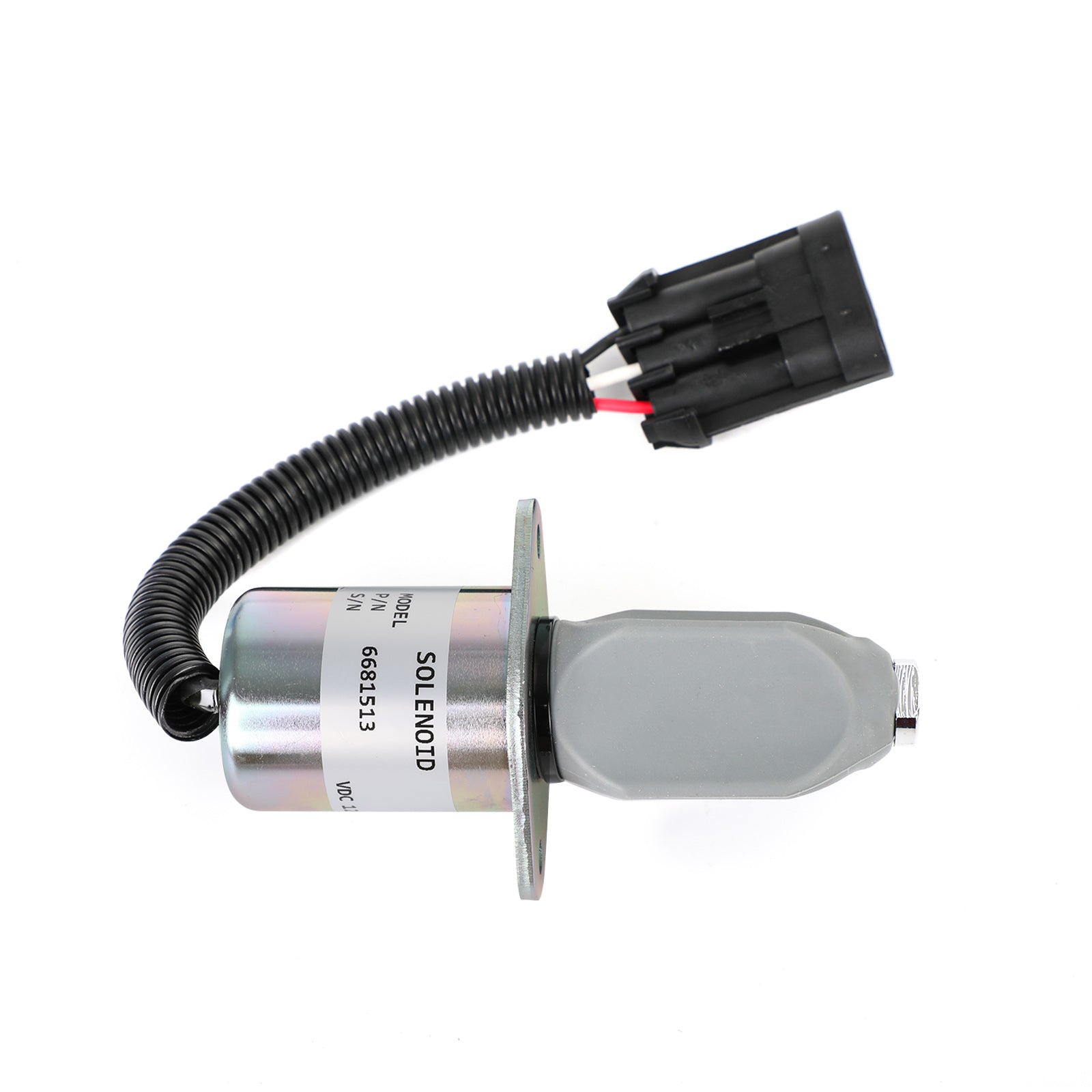 För Bobcat Excavator 325 328 331 334 Bränsle Stäng av magnetventil 6681513 12V