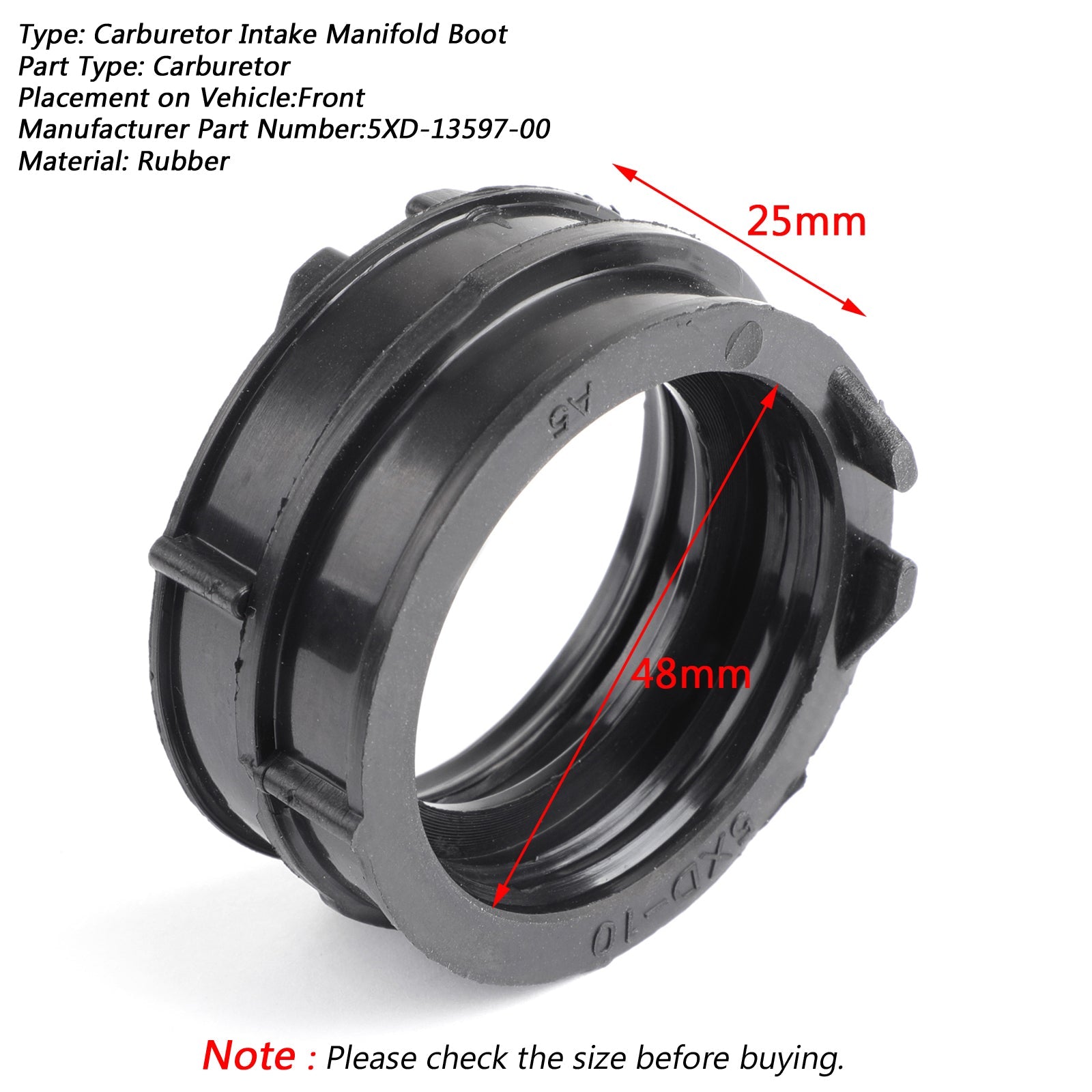 Collecteur d'admission de corps d'accélérateur, démarrage pour Yamaha YZ450F 2004-2005 WR450F 2004-2006 générique