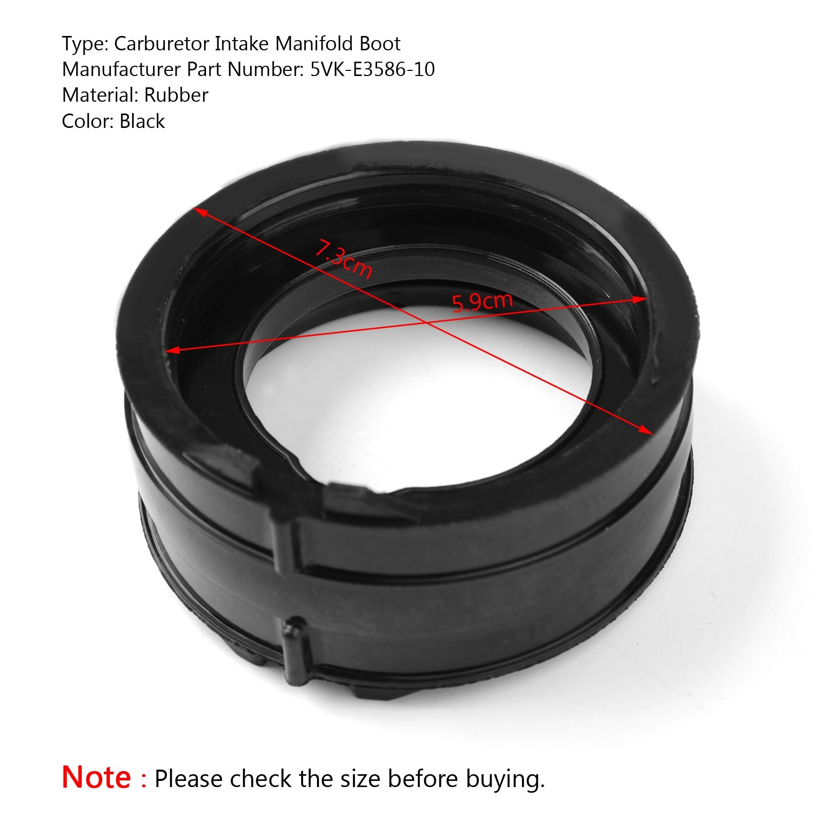 Príjmový potrubie držiaka karburátora pre topánku pre Yamaha XT 660 Tenere FZ-03 06-12 Generic