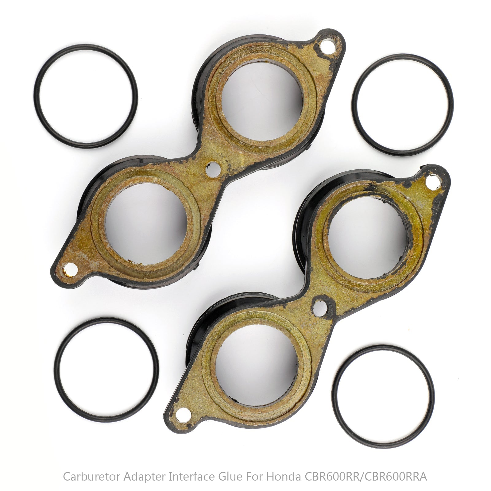 Collecteur d'admission de carburateur, 2 pièces, pour Honda CBR 600RR 2007 – 2017 générique