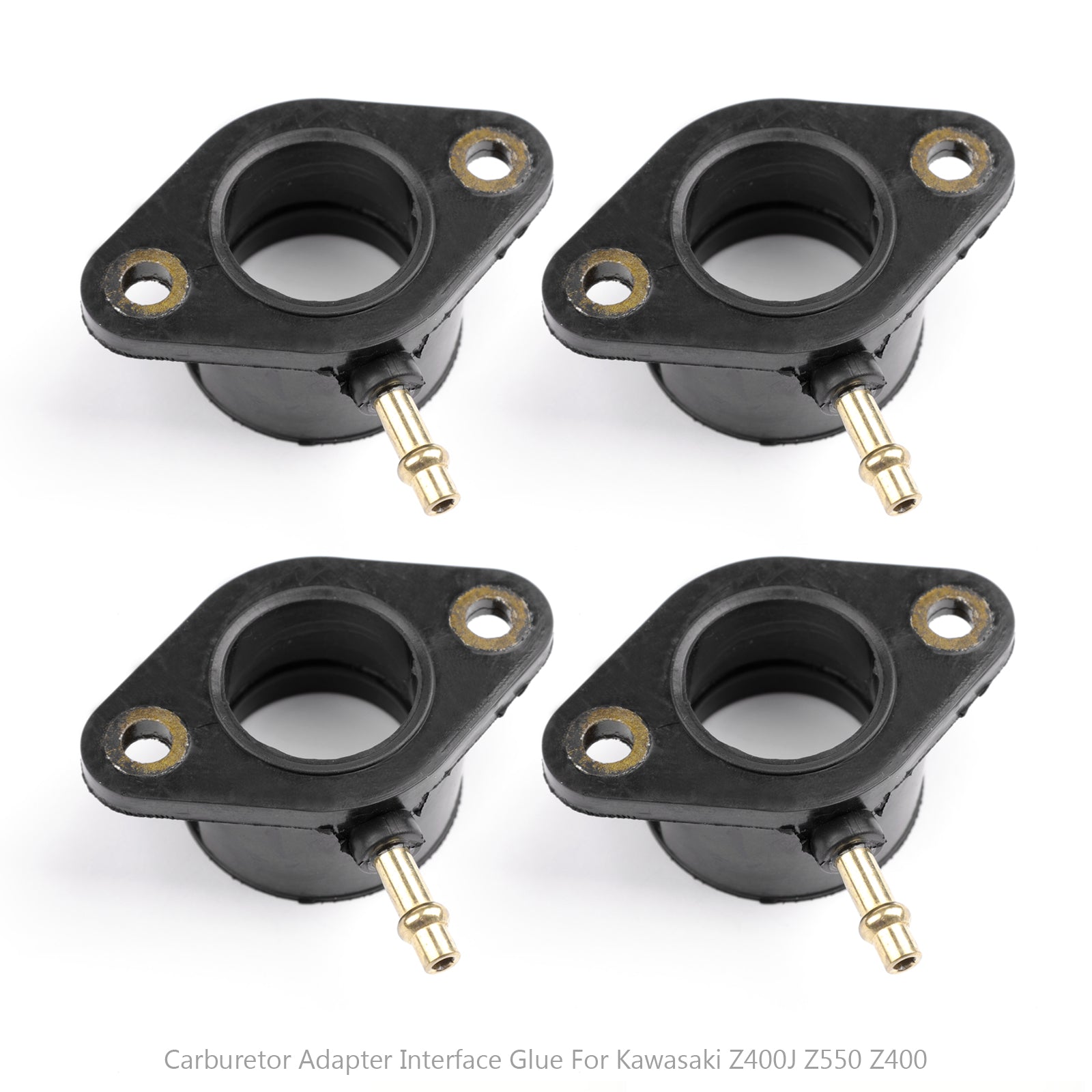 4 bottes de collecteur d'admission Carb pour Kawasaki Z400J KZ500B KZ550 Ltd 16065-1014 générique