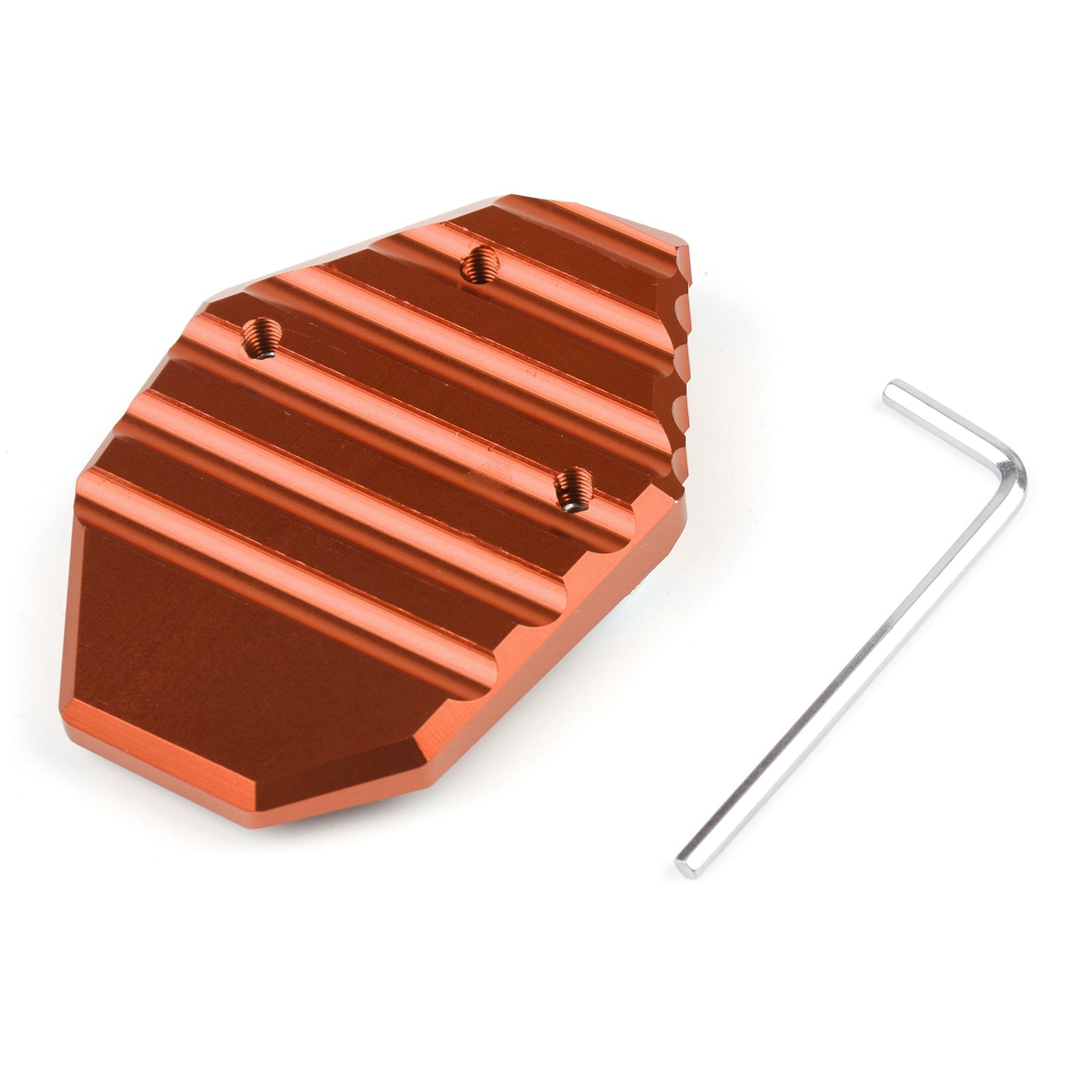 Kickstand Sidestand Extension Plate Pad for 2010-2015 Kawasaki Versys 650 KLX250 Generisk
