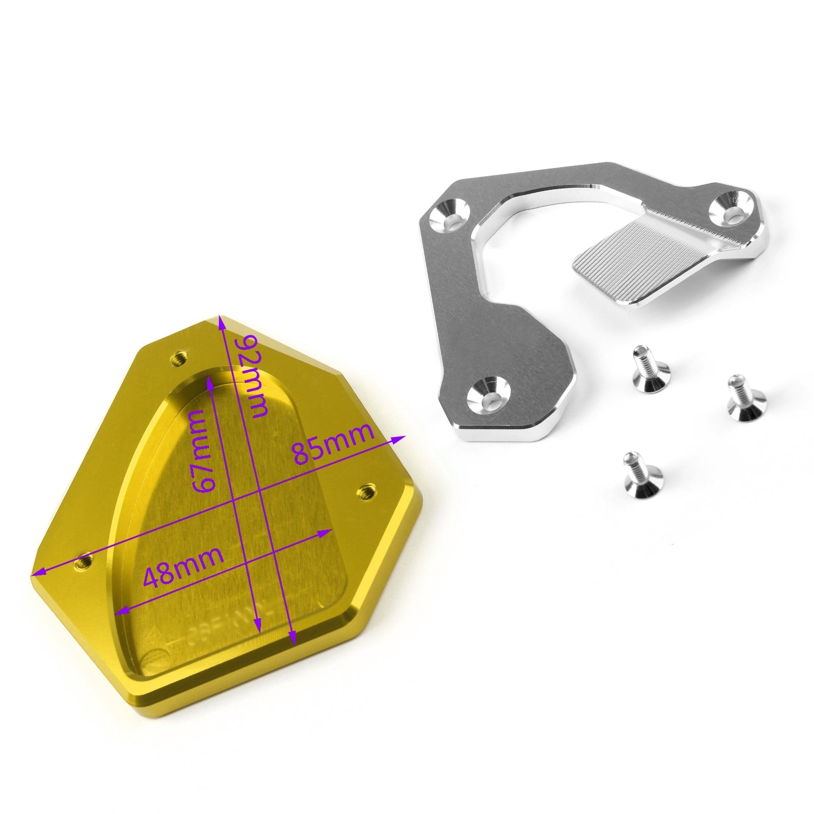 Doska na predĺženie stojanu na bočnú podložku pre Honda CRF1000L Africa Twin 16-17 Generic