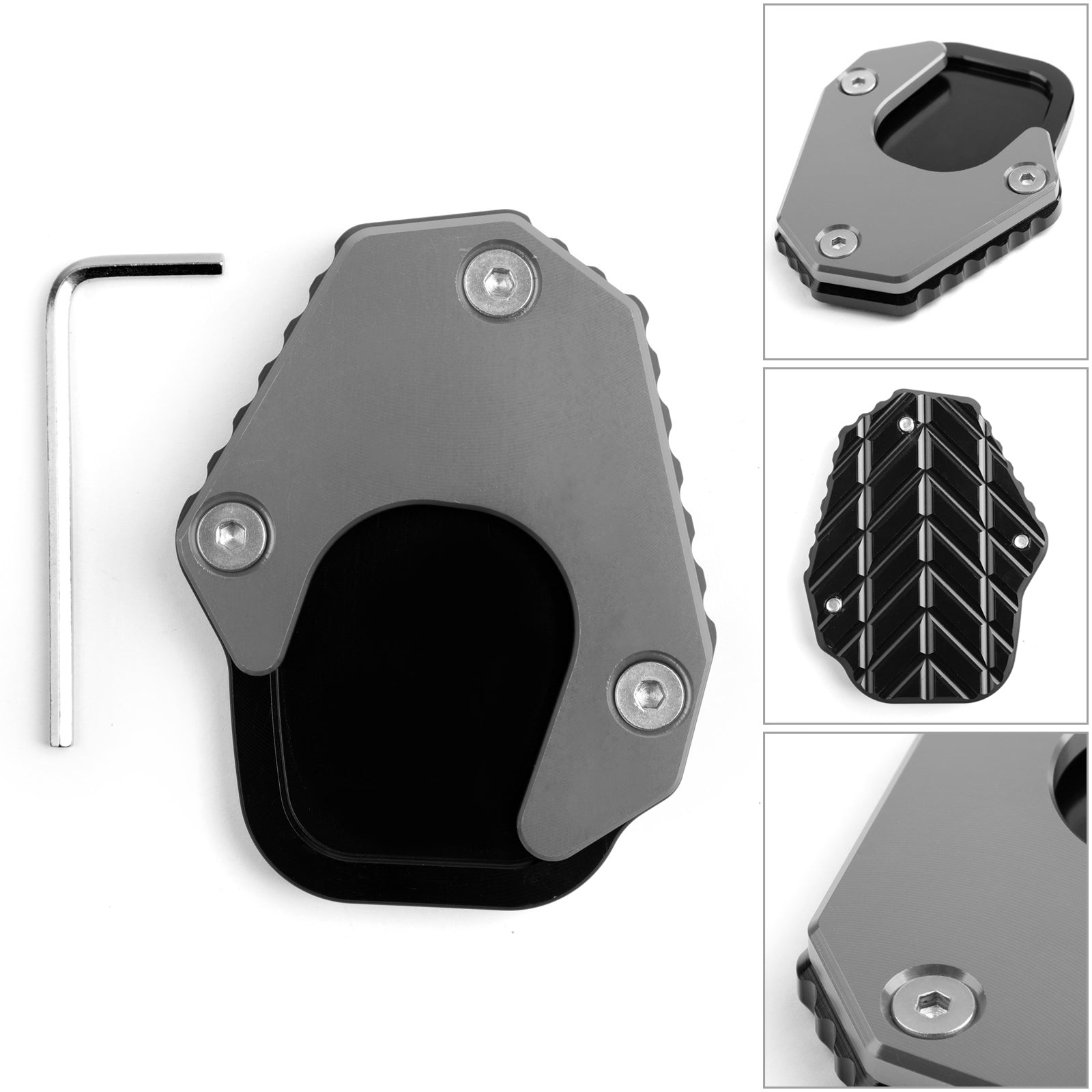 1x Kickstand Sidestand Stand Extension förstorare pad för Honda CRF250 Rally 17-19 Generic