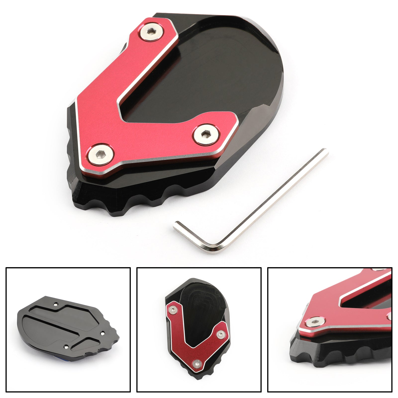 CNC Kickstand Side Stand Plate Extension Pad for BMW R1200 GS ADV 2017-2018 Generic