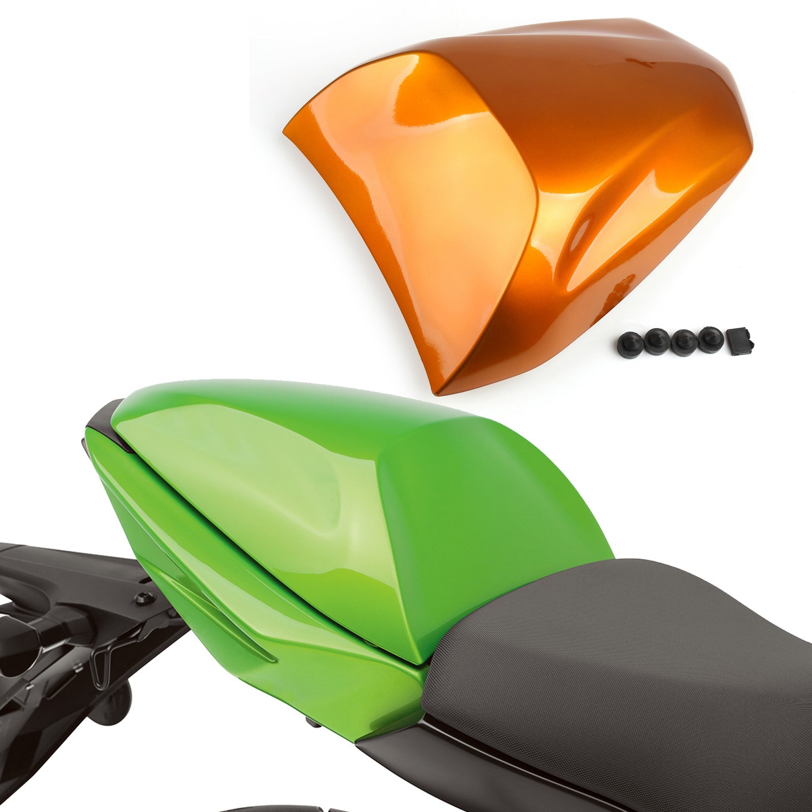 Bakre PALGER PASSENGER SEAT COVER COLL FÖR KAWASAKI NINJA 650 ER6F ER6N 400 GENERISKA