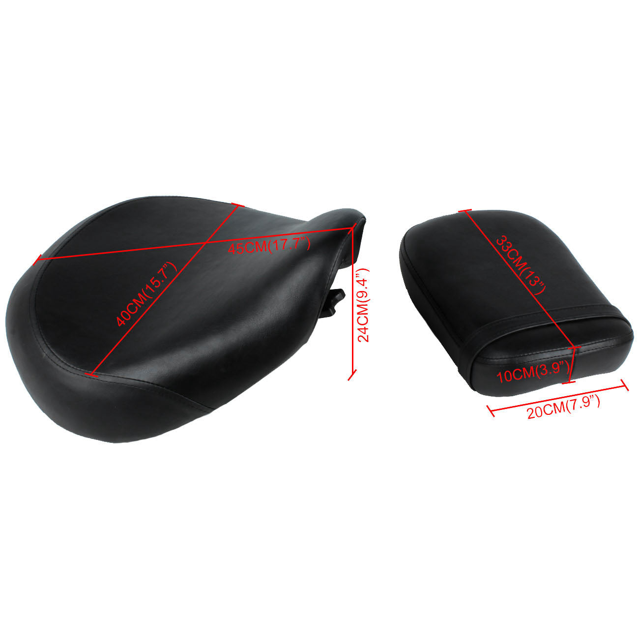 Para Honda Shadow Spirit VT750 ACE VT750C VT750CD ALTUMA CUSHION traseira da almofada traseira genérica