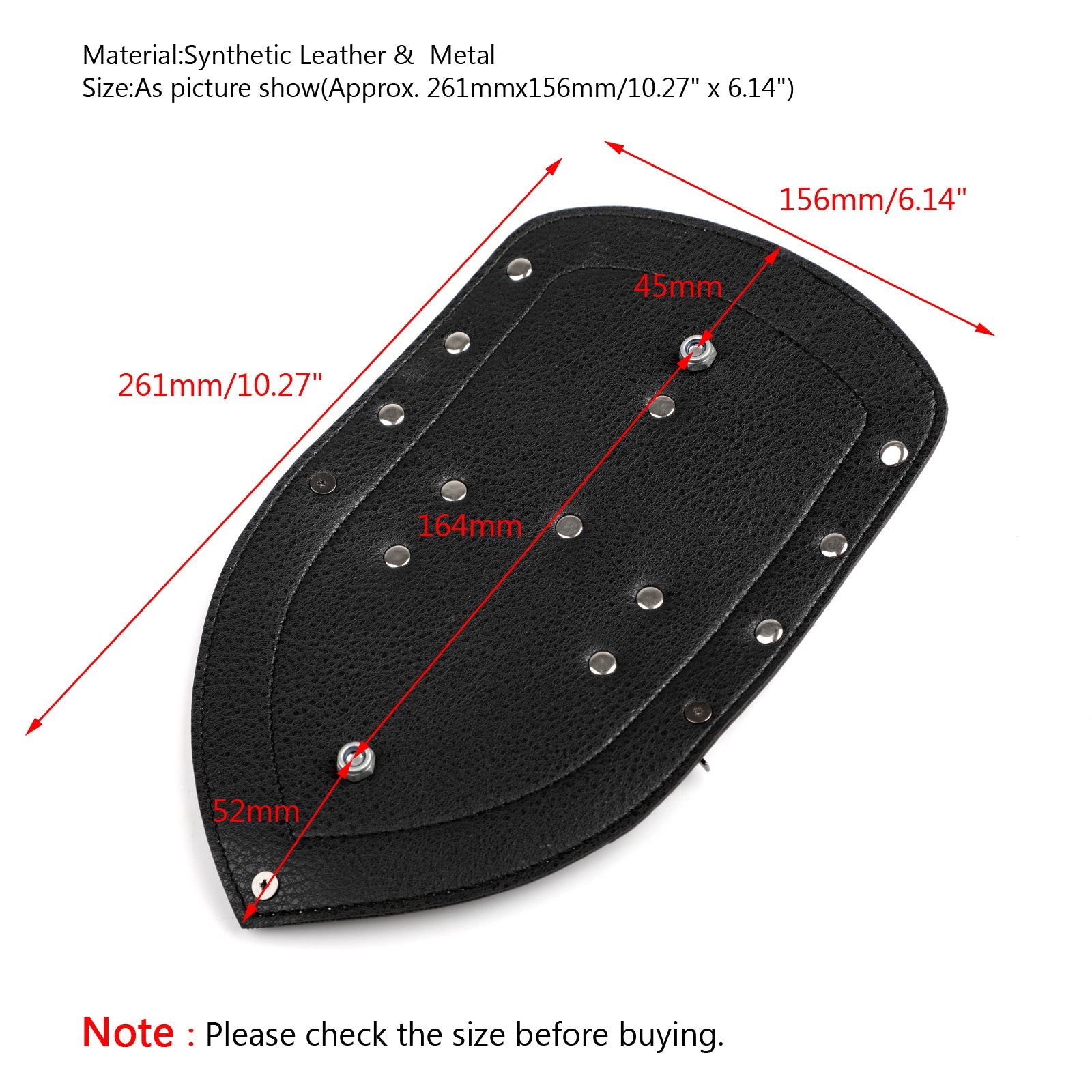Motorsykkel skinn vanlig fender smekke for Harley Sportster XL883 Solosete 04-16 generisk